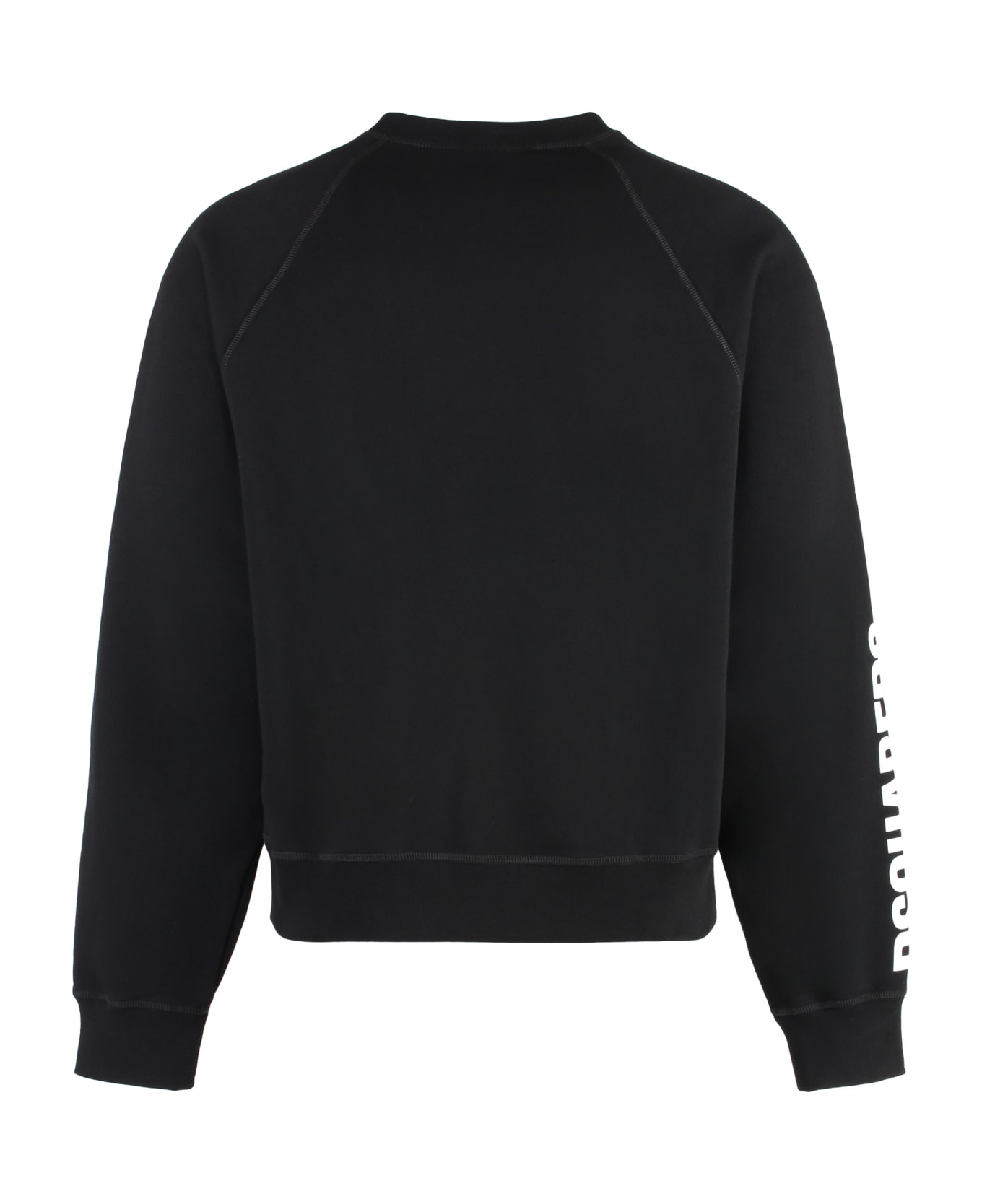 Dsquared2 Cotton Crew-neck Sweatshirt - black