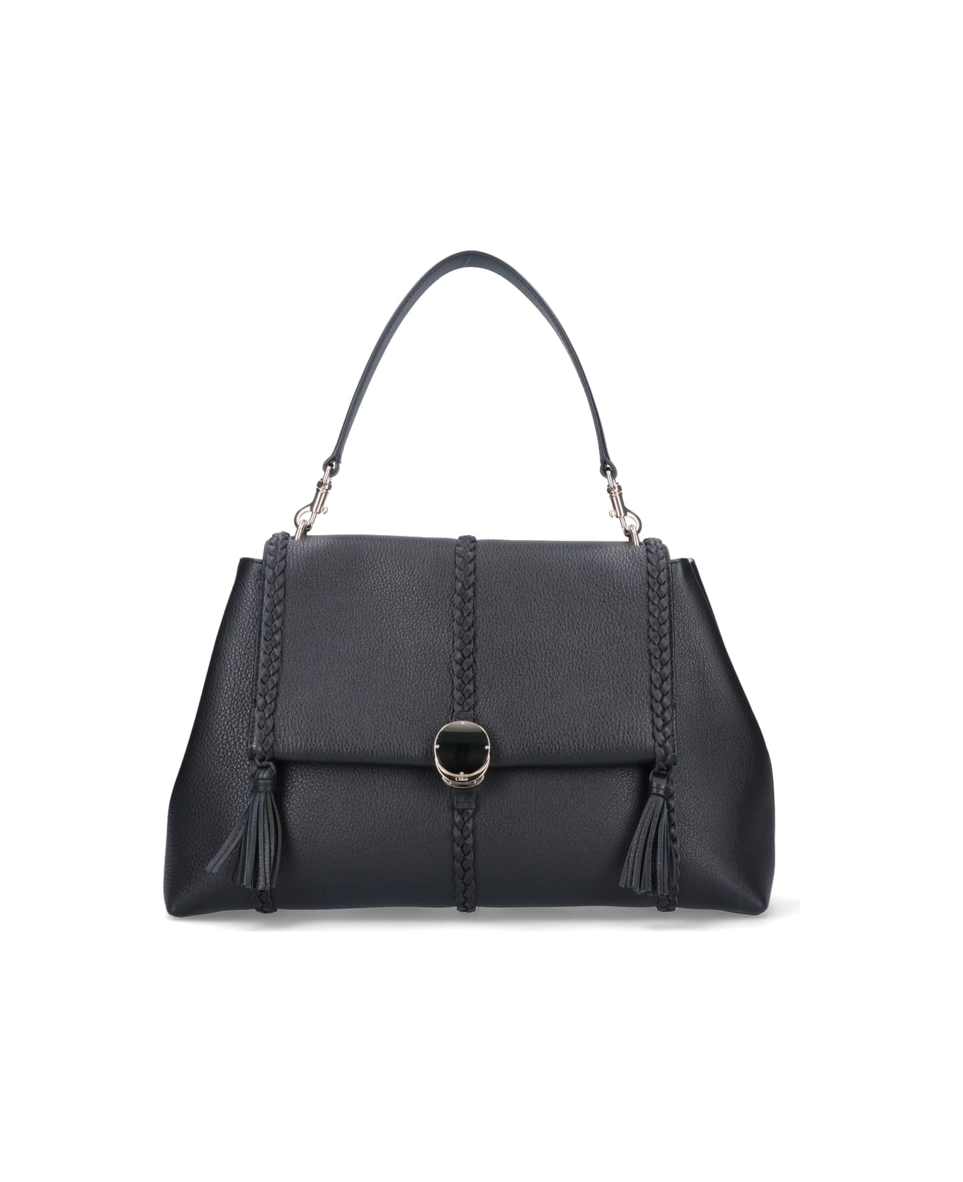 Chloé Penelope Large Leather Bag - Black