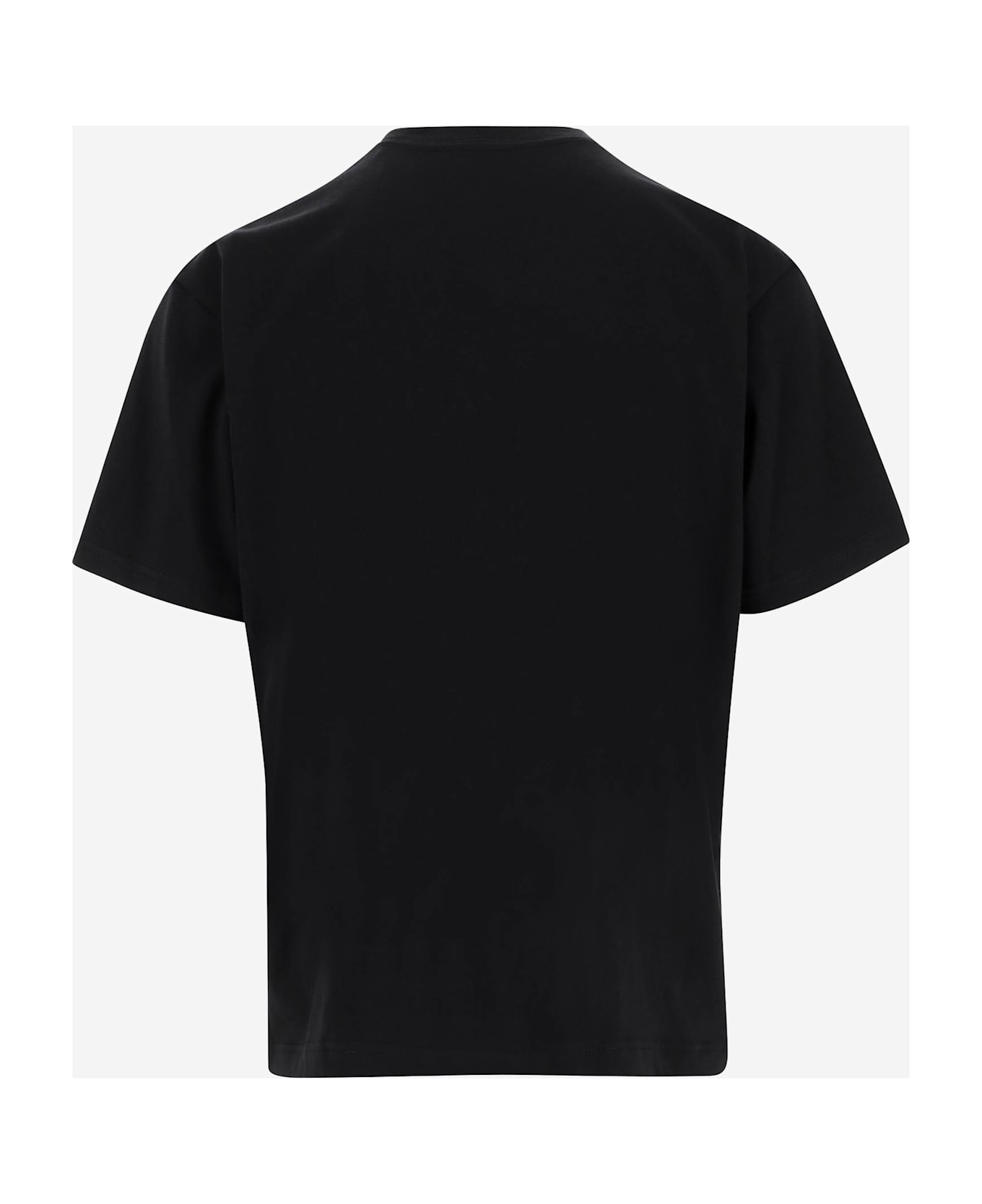 And Wander Cotton Blend T-shirt With Logo - Black