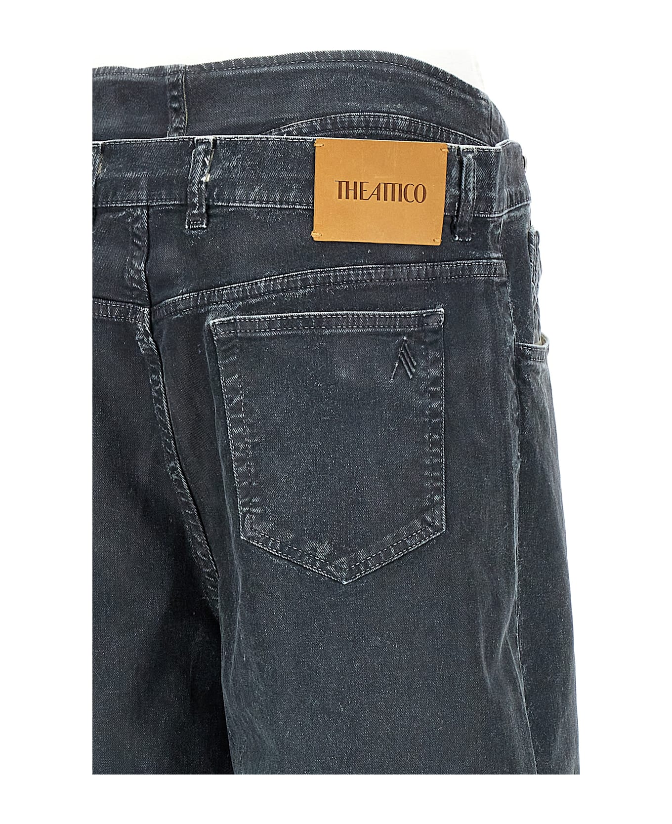 The Attico Baggy Jeans - Blue