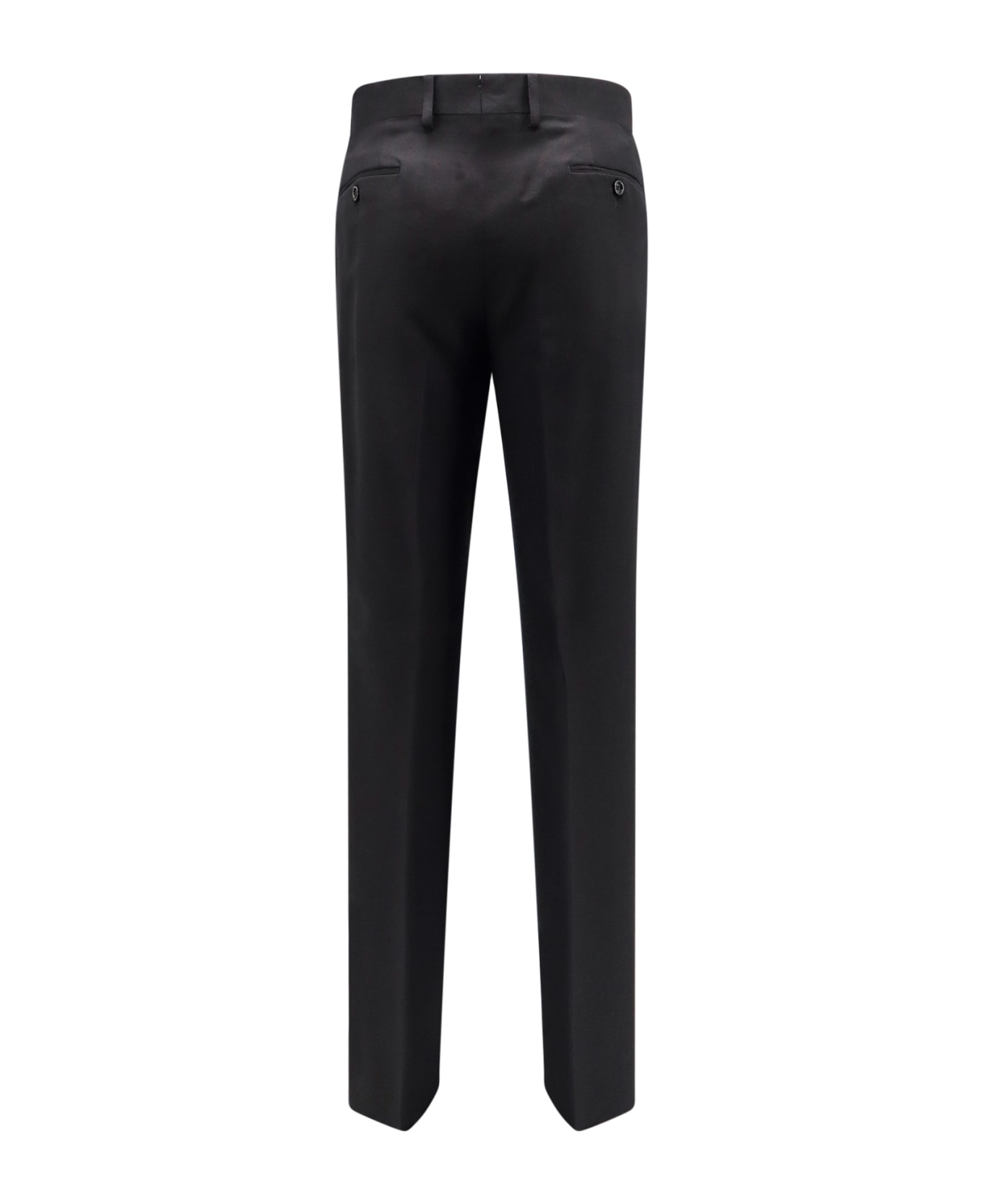 Lardini Buttoned Fitted Trousers - Black