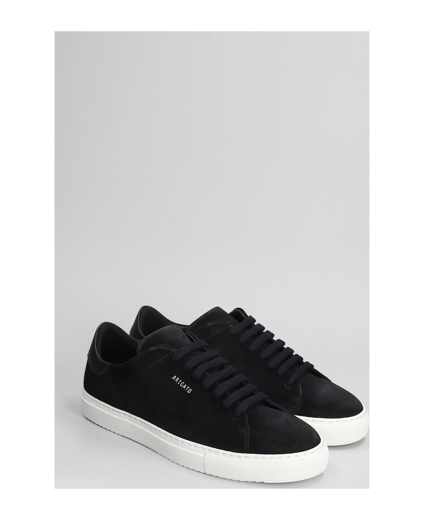 Axel Arigato Clean 90 Sneakers In Black Suede - black
