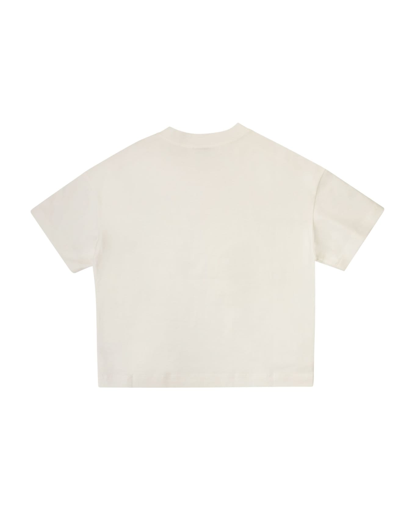 Brunello Cucinelli Light Cotton Jersey T-shirt With Breast Pocket And Necklace - White Tシャツ＆ポロシャツ