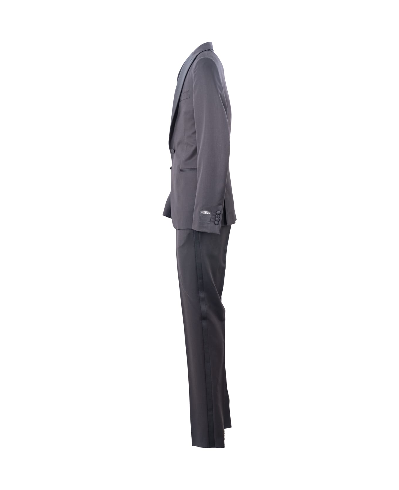Zegna Dresses Black - Black