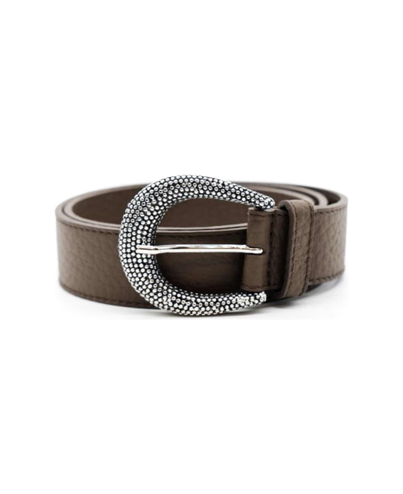 Orciani Brown Soft Leather Belt - Marrone