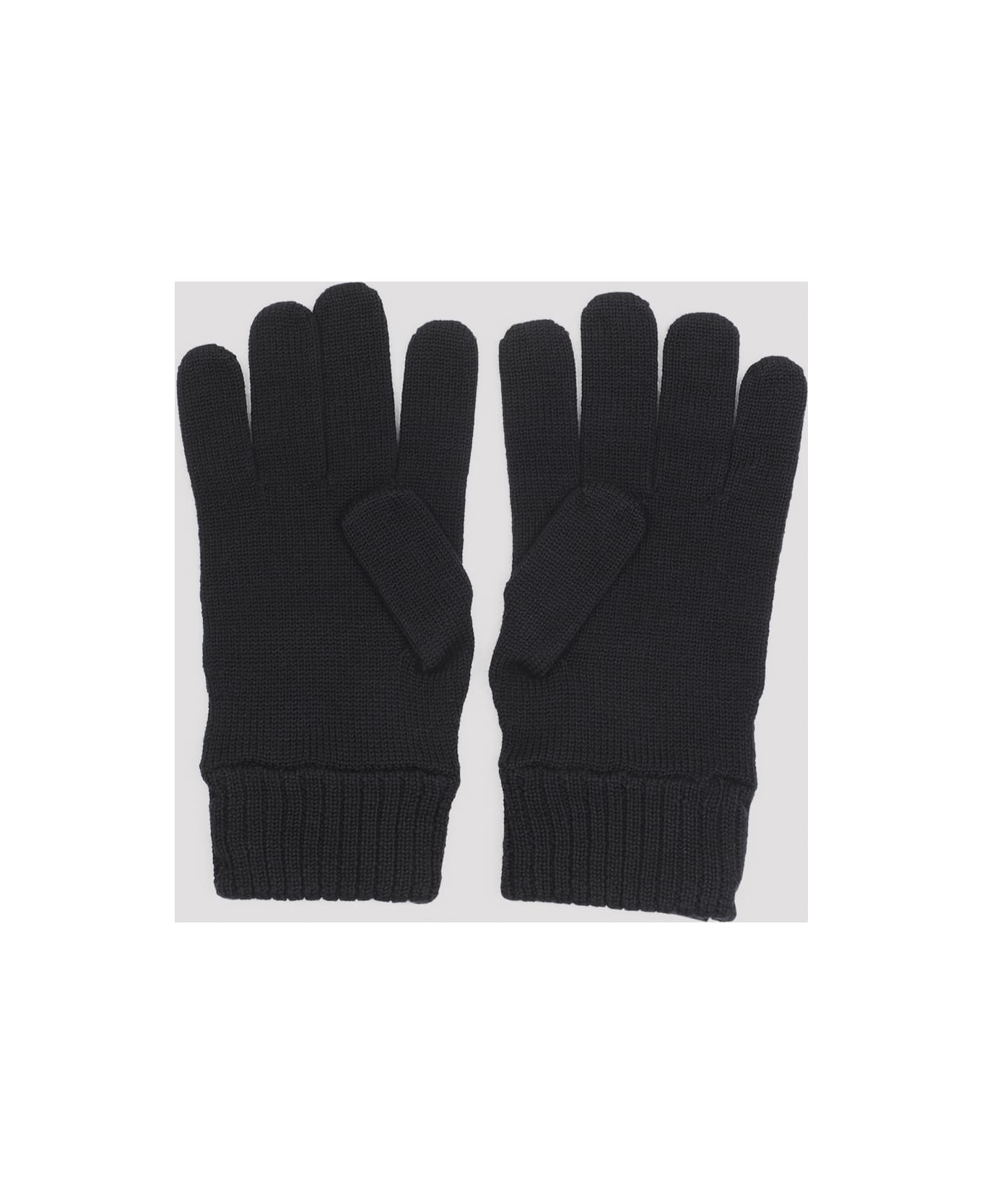 Brioni Wool Gloves - Black