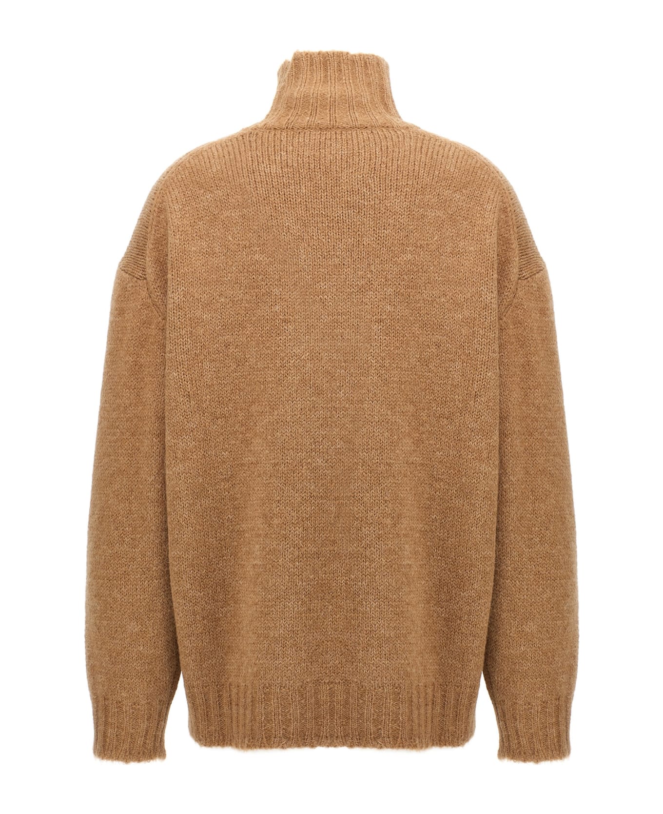 Jil Sander High Neck Sweater - Beige