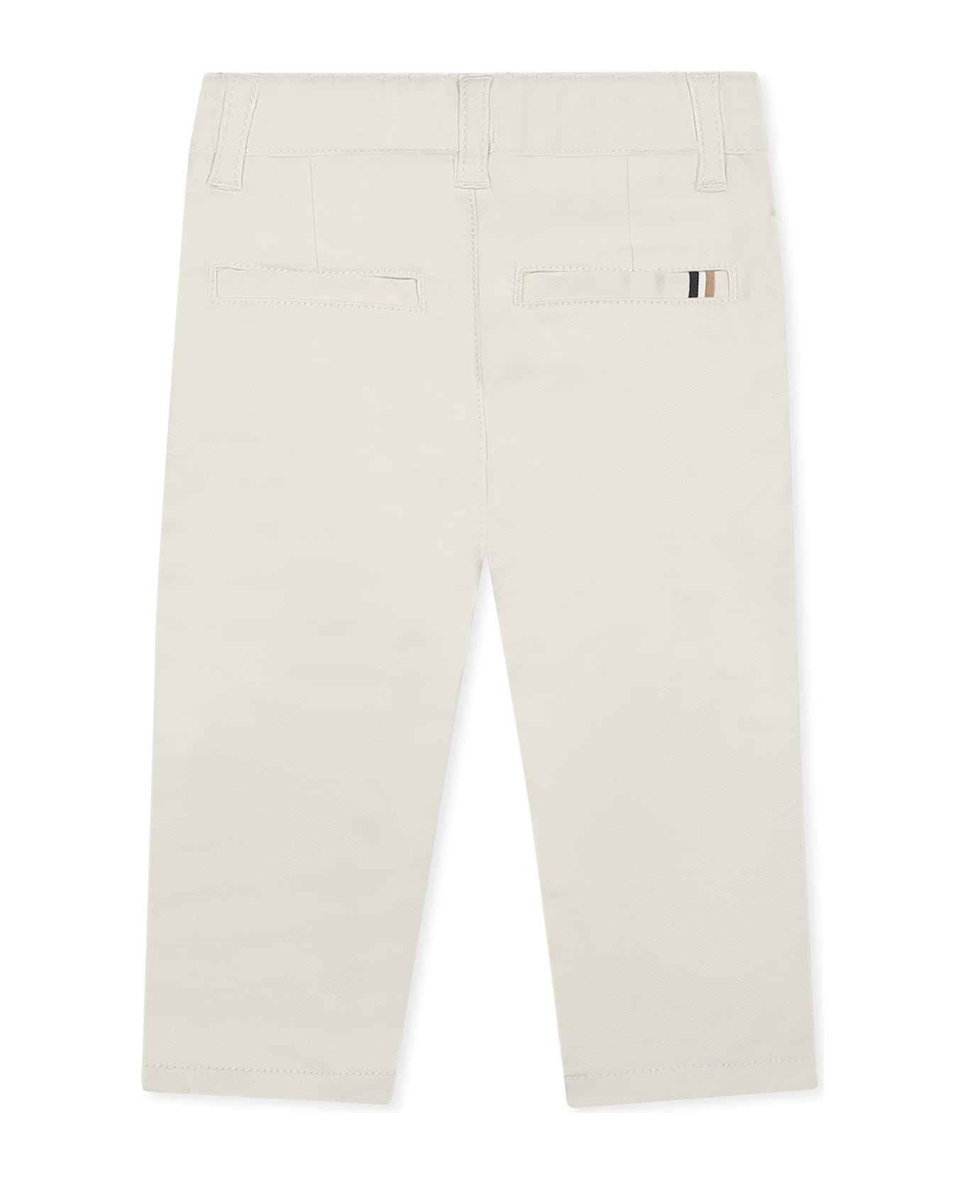 Hugo Boss Beige Trousers For Baby Boy - Beige