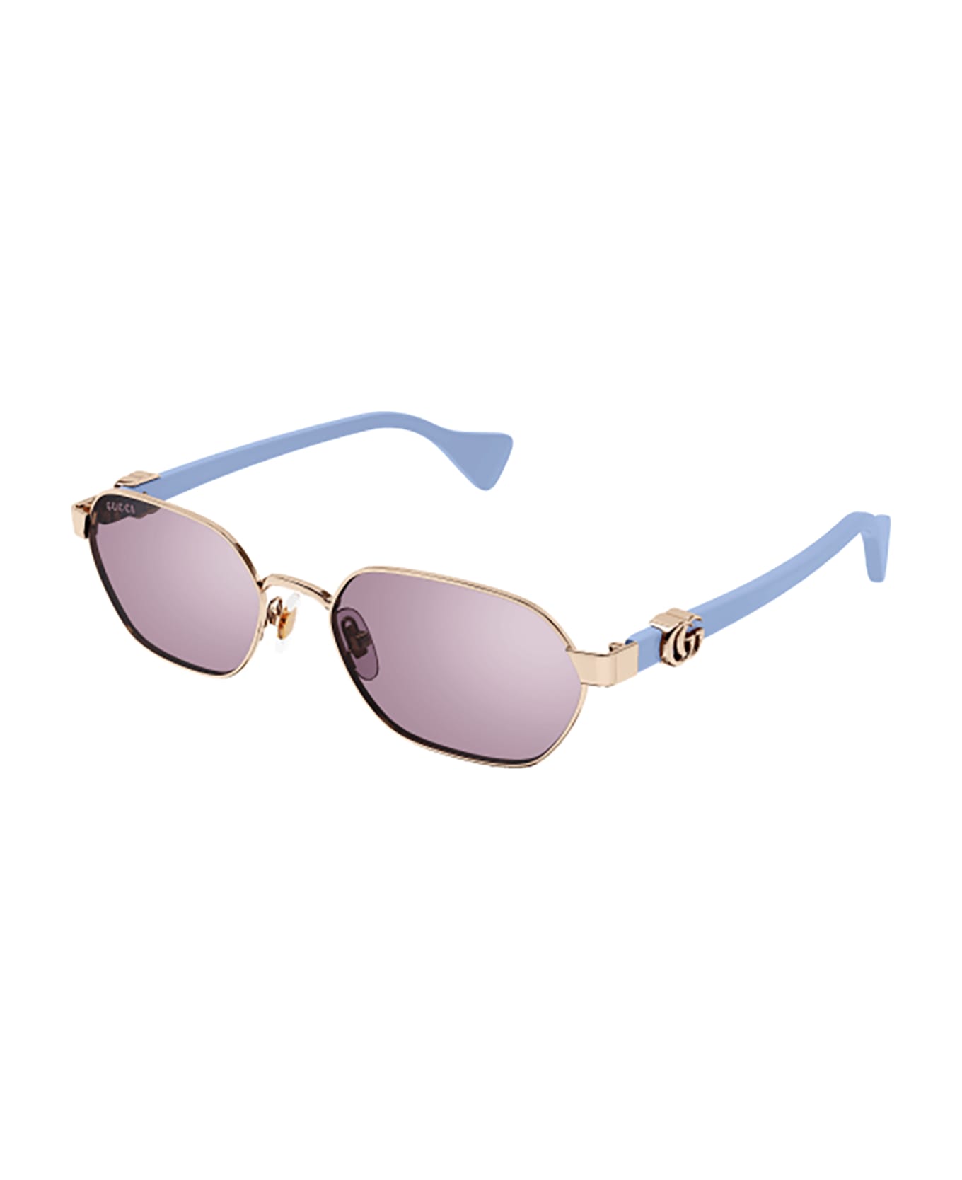 Gucci Eyewear GG1593S Sunglasses crystal - Gold Violet Violet