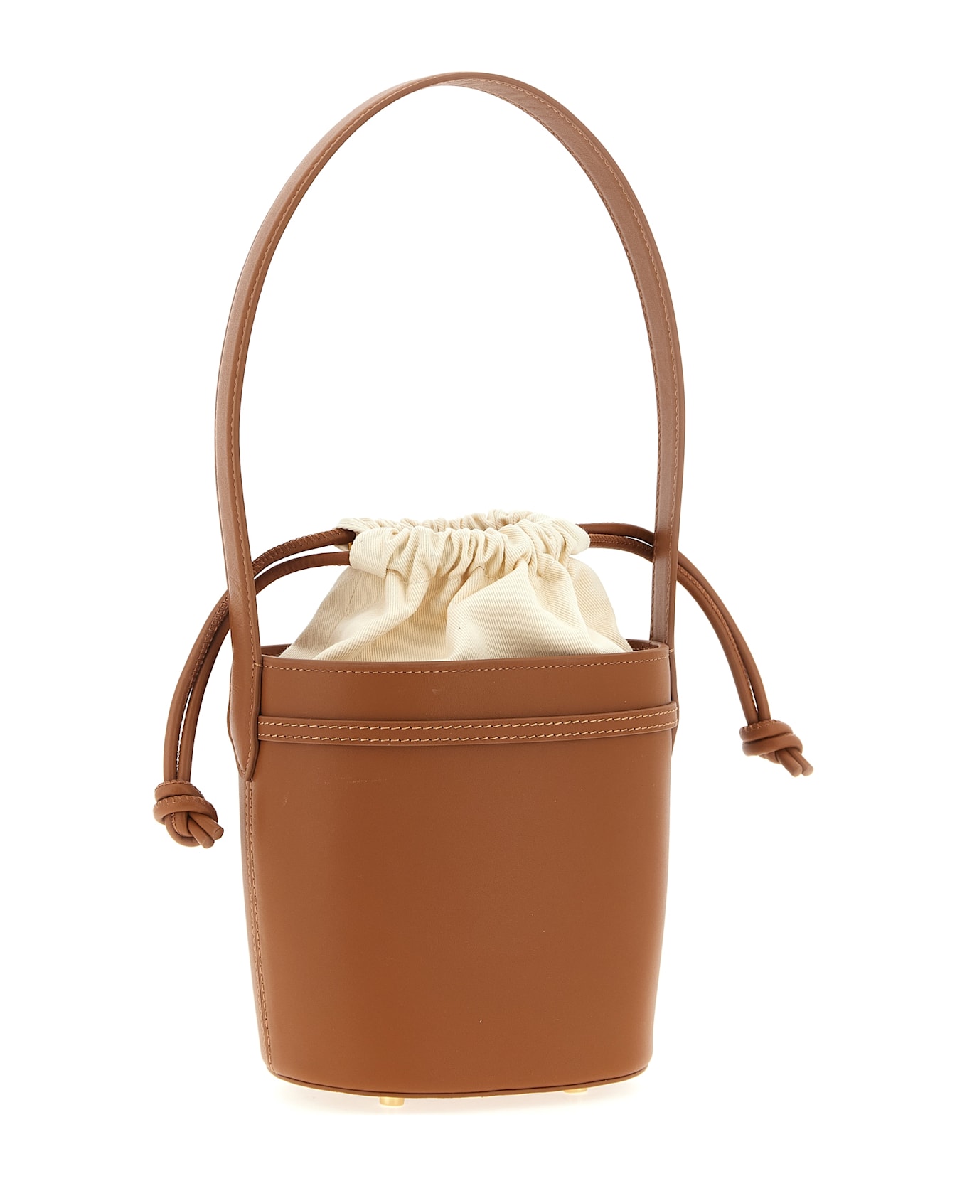 self-portrait 
brown Leather Shoulder Bow Bag
 Shoulder Bag - Brown