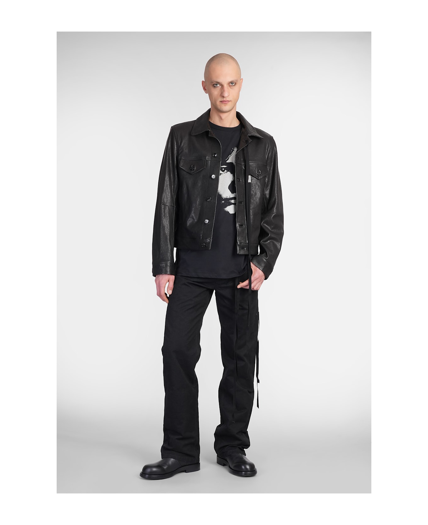 Ann Demeulemeester Ronald Pants In Black Cotton - black