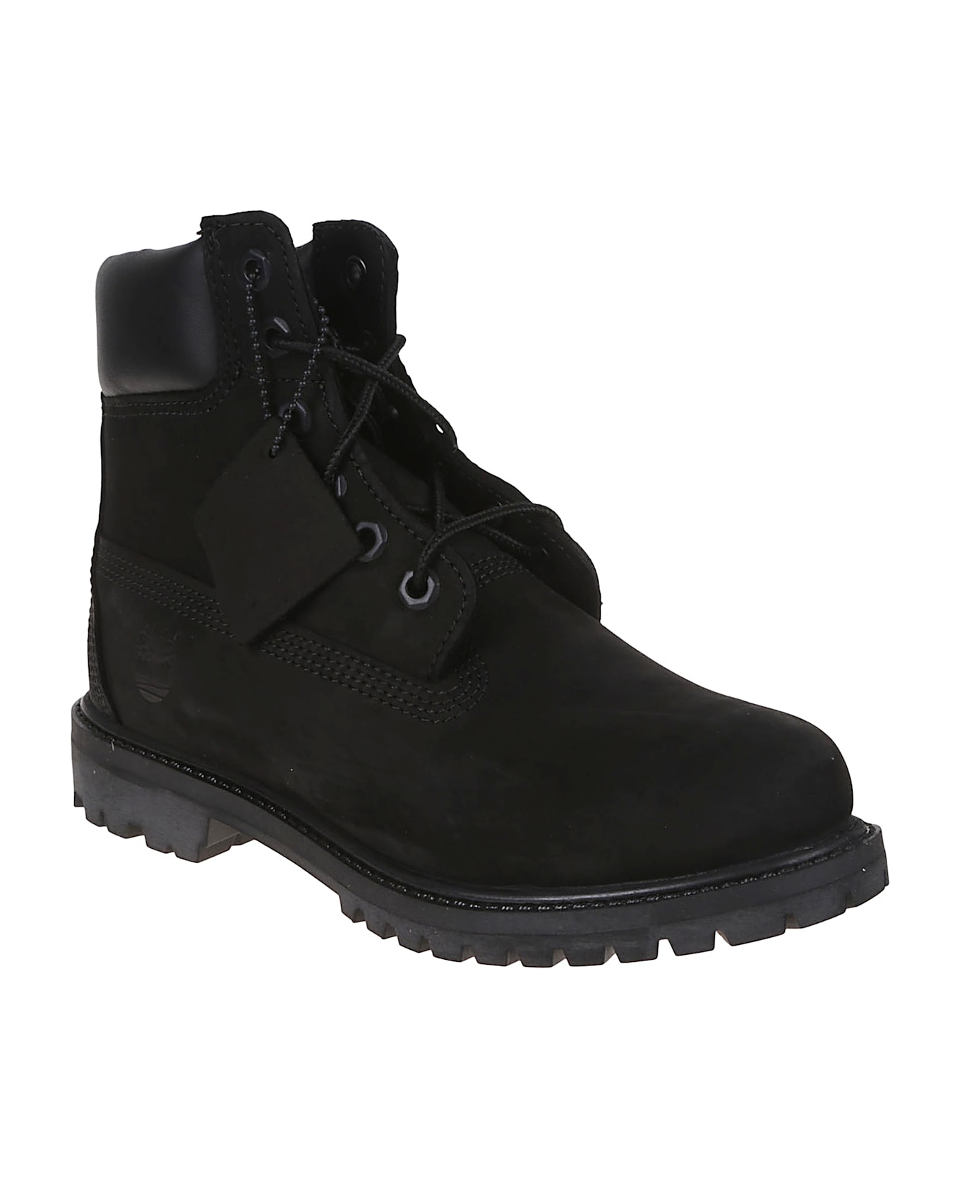 Timberland Premium 6 Inch Lace Up Waterproof Boot Black - Black