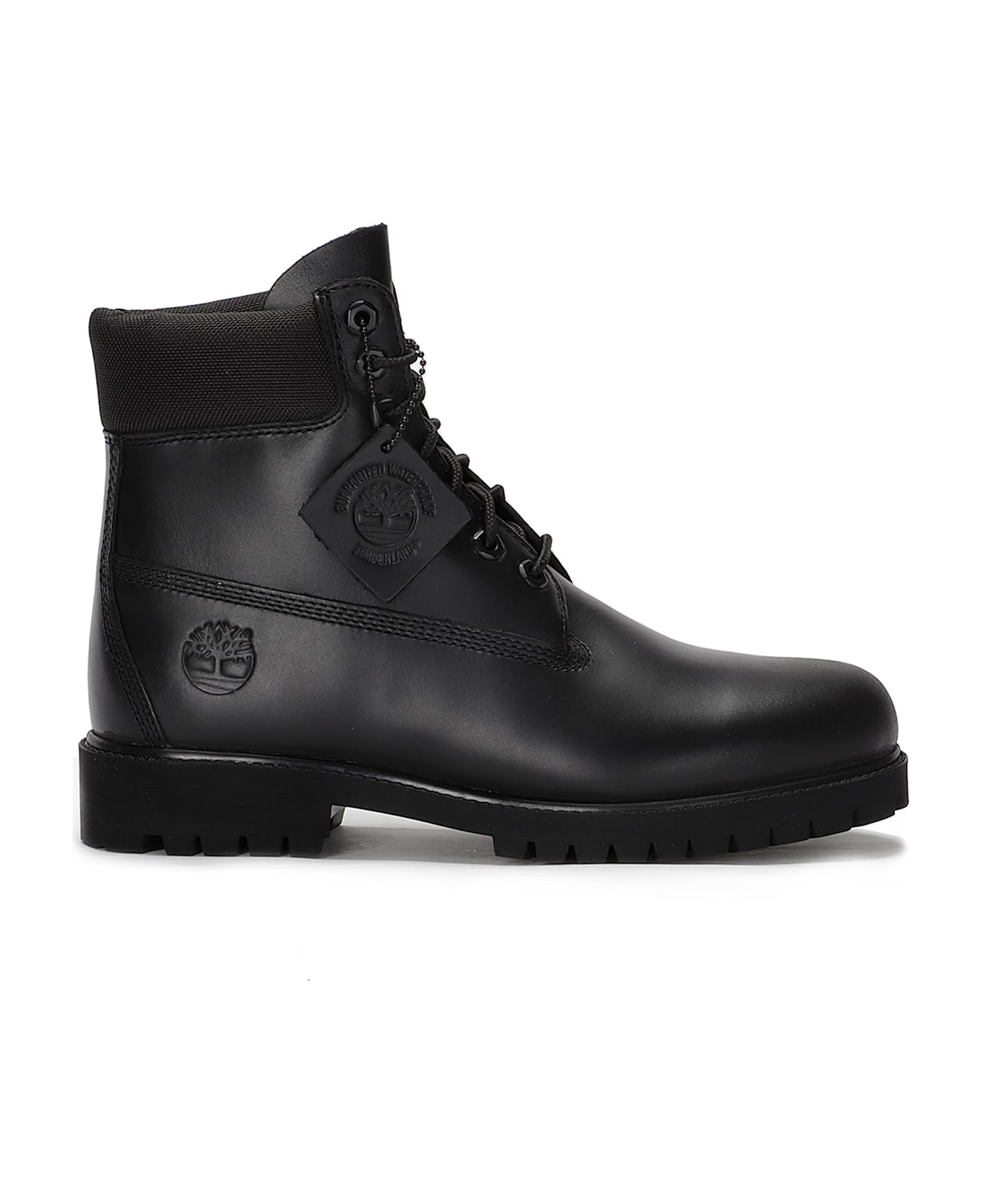 Timberland Heritage 6 Inch Lace Up Waterproof Boot - BLACKOUT FULL GRAIN