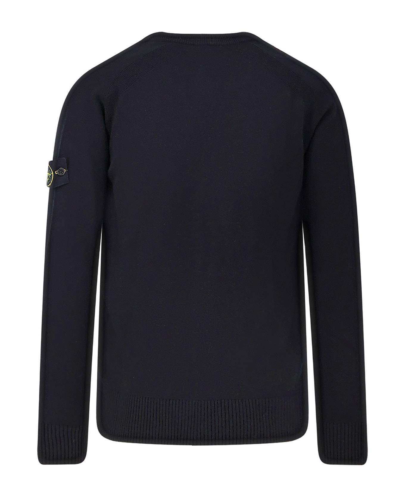 Stone Island Certified Virgin Wool Cardigan - Black