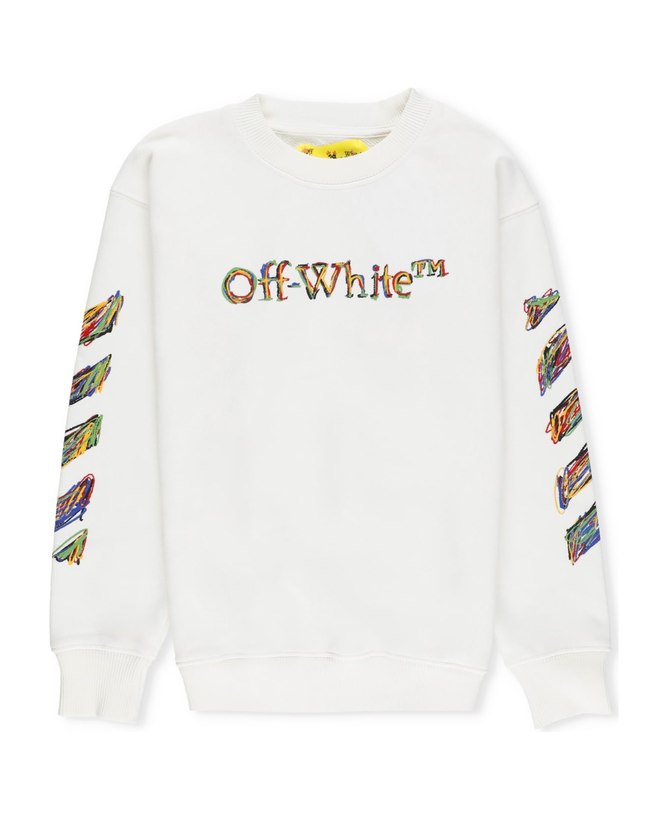 Off-White Sweatshirt With Logo - White