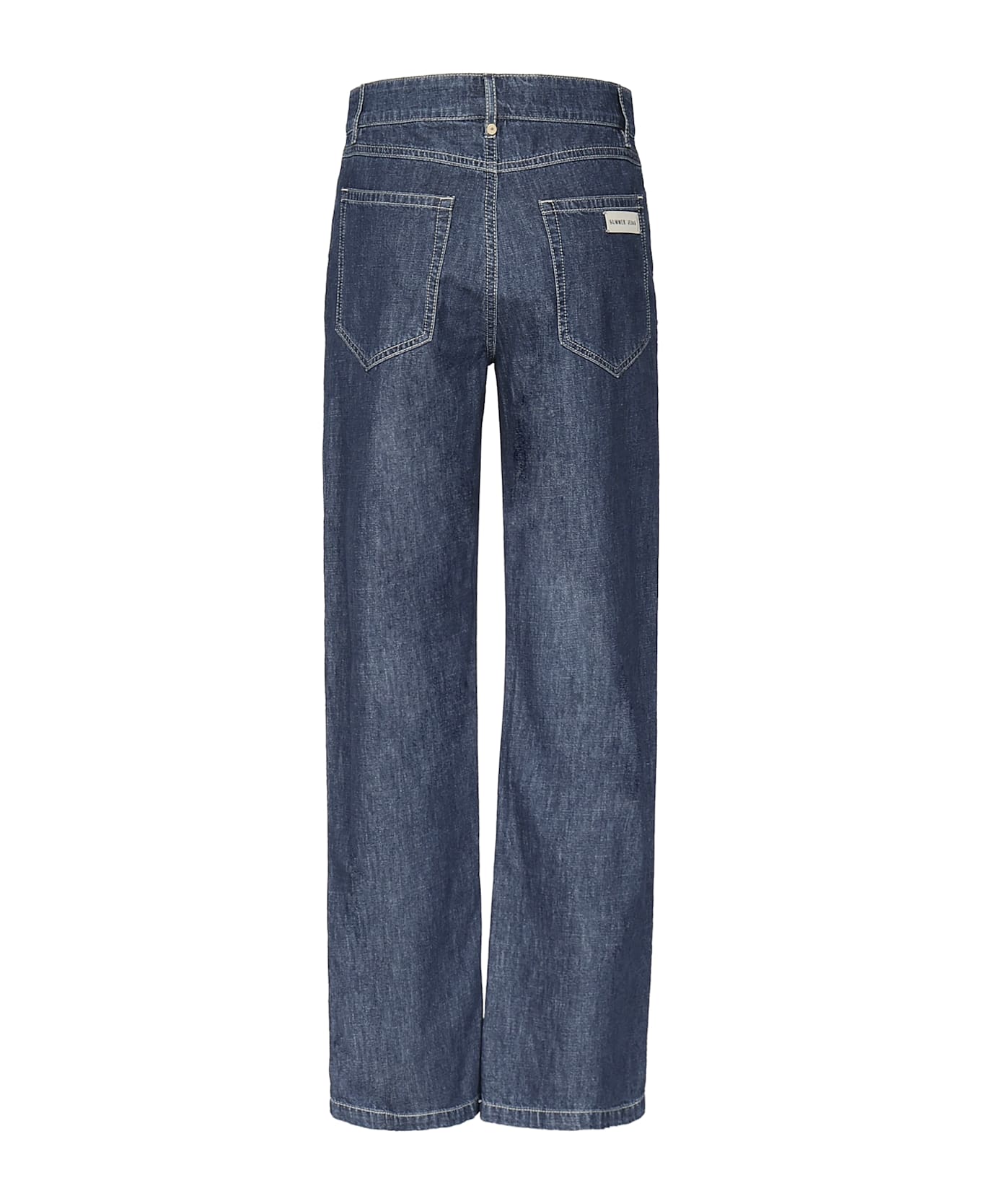 
S Max Mara Straight Leg Denim Jeans - Blue