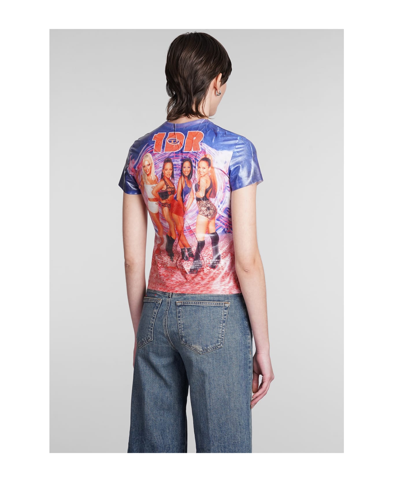 Diesel T-shirt In Multicolor Polyester - multicolor