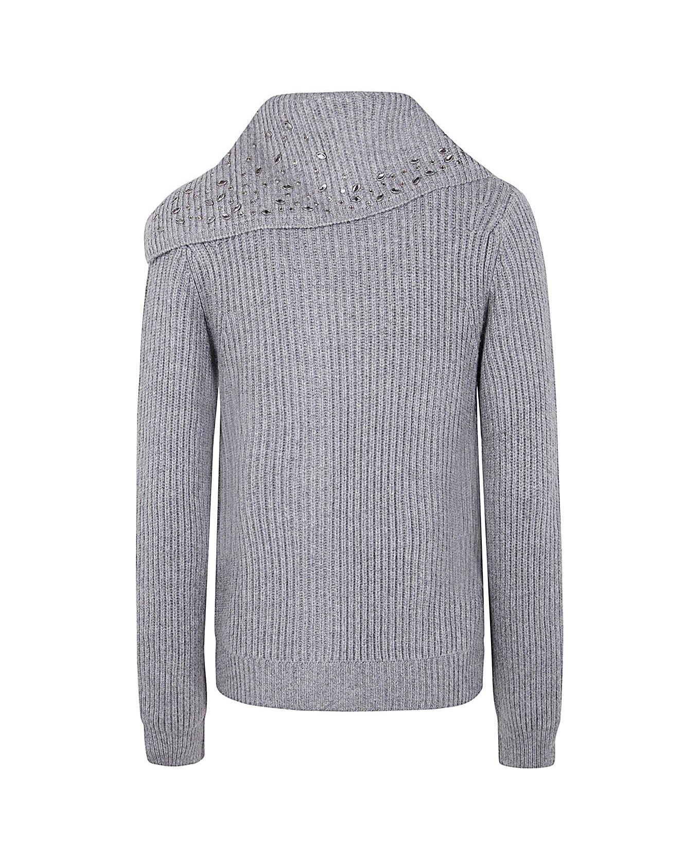 Pinko Ashera Embellished Cardigan Pinko - Silver Mix