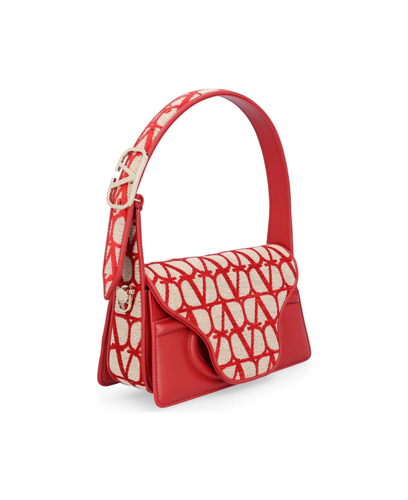 Valentino Garavani 'toile Iconographe' Handbag - Red
