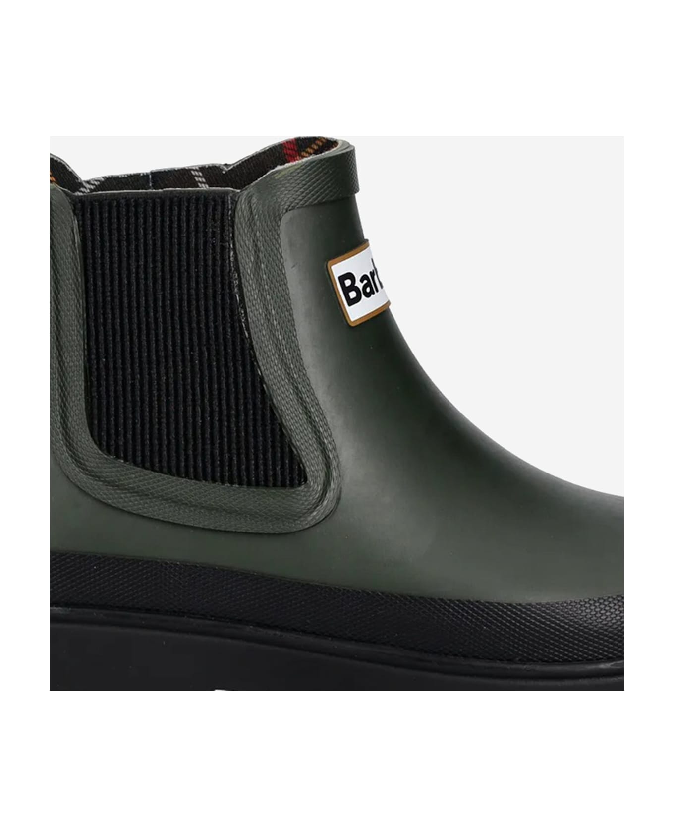 Barbour Halton Rubber Ankle Boots - VERDE SCURO
