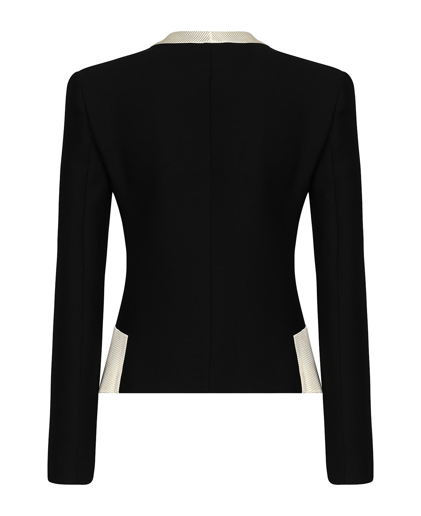 Valentino Garavani Crepe Jacket With Bows - Beige