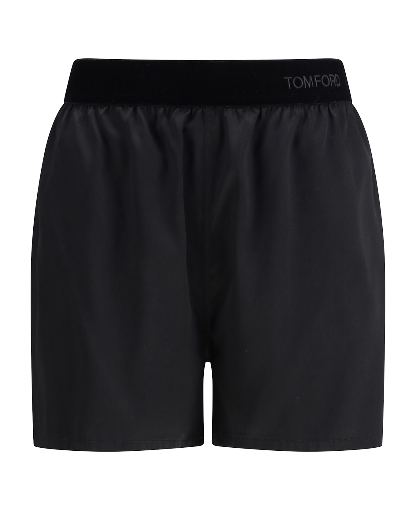 Tom Ford Stretch Silk Satin Pj Shorts