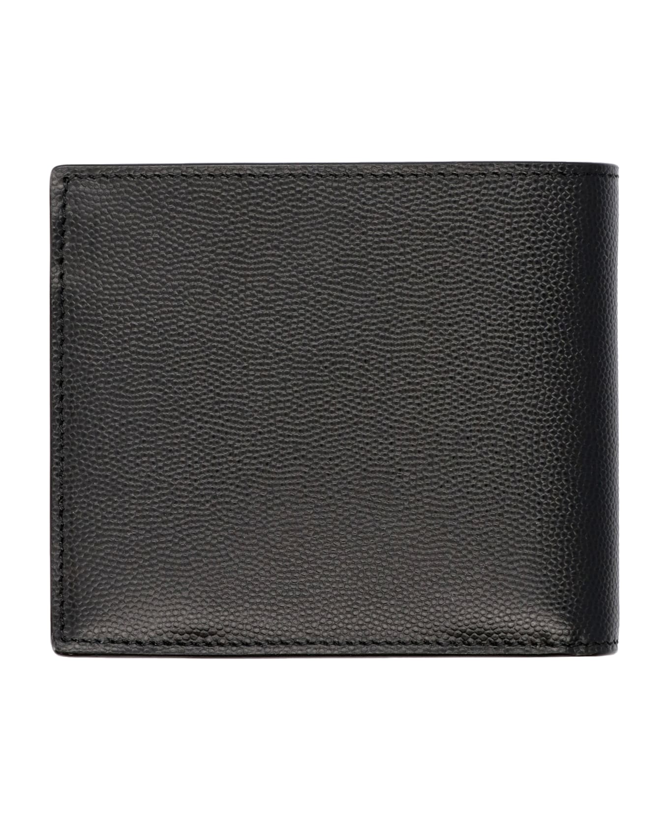 Saint Laurent Wallet In Leather With Coin Purse - Black