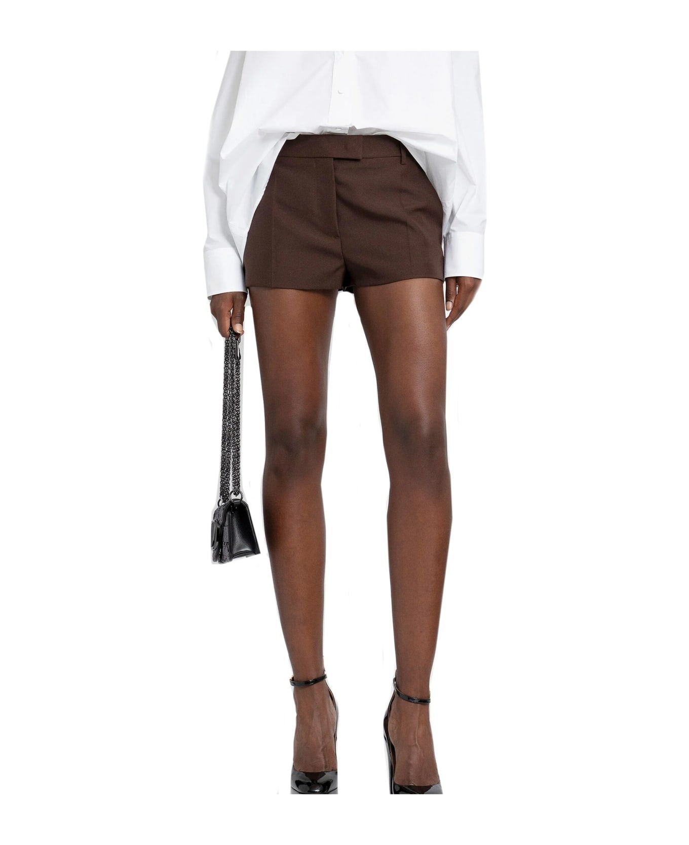 Valentino Tailored Shorts - Brown