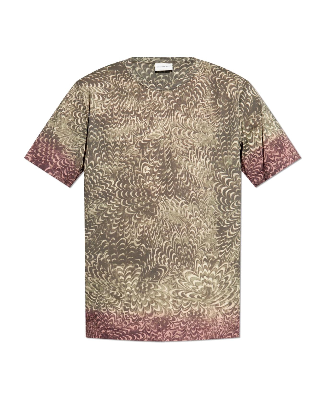 Dries Van Noten Patterned T-shirt - MULTICOLOUR