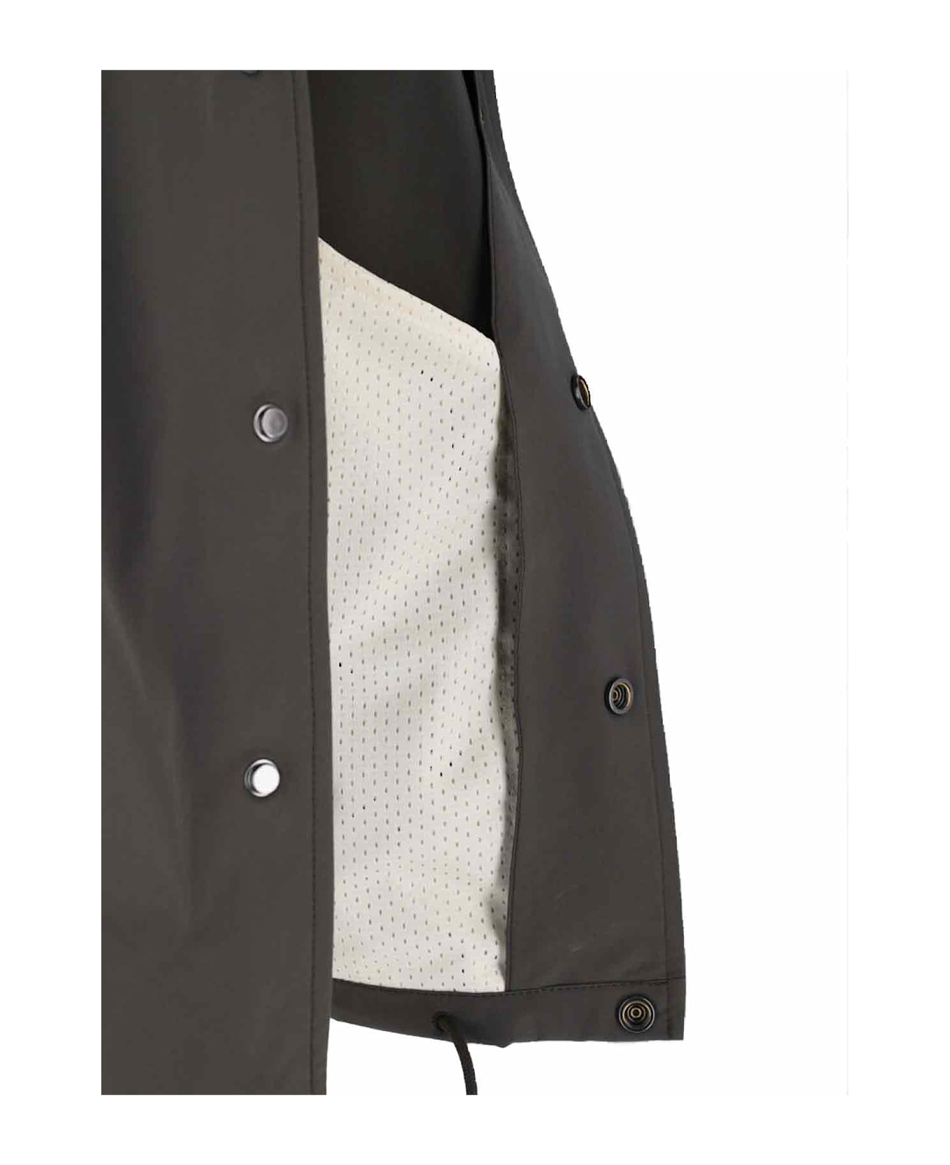 Closed Logo Shirt Jacket - Gray