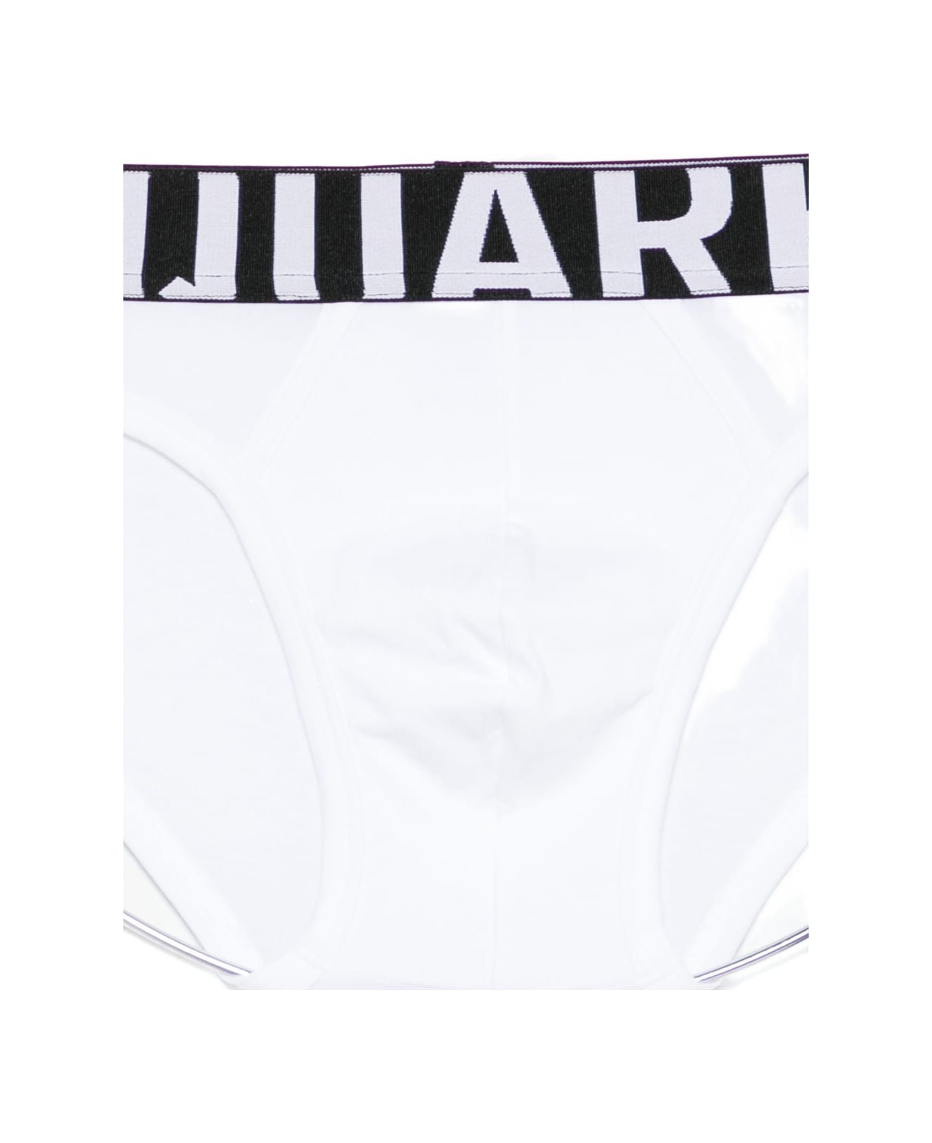 Dsquared2 Dsquared White Cotton Blend Briefs - White
