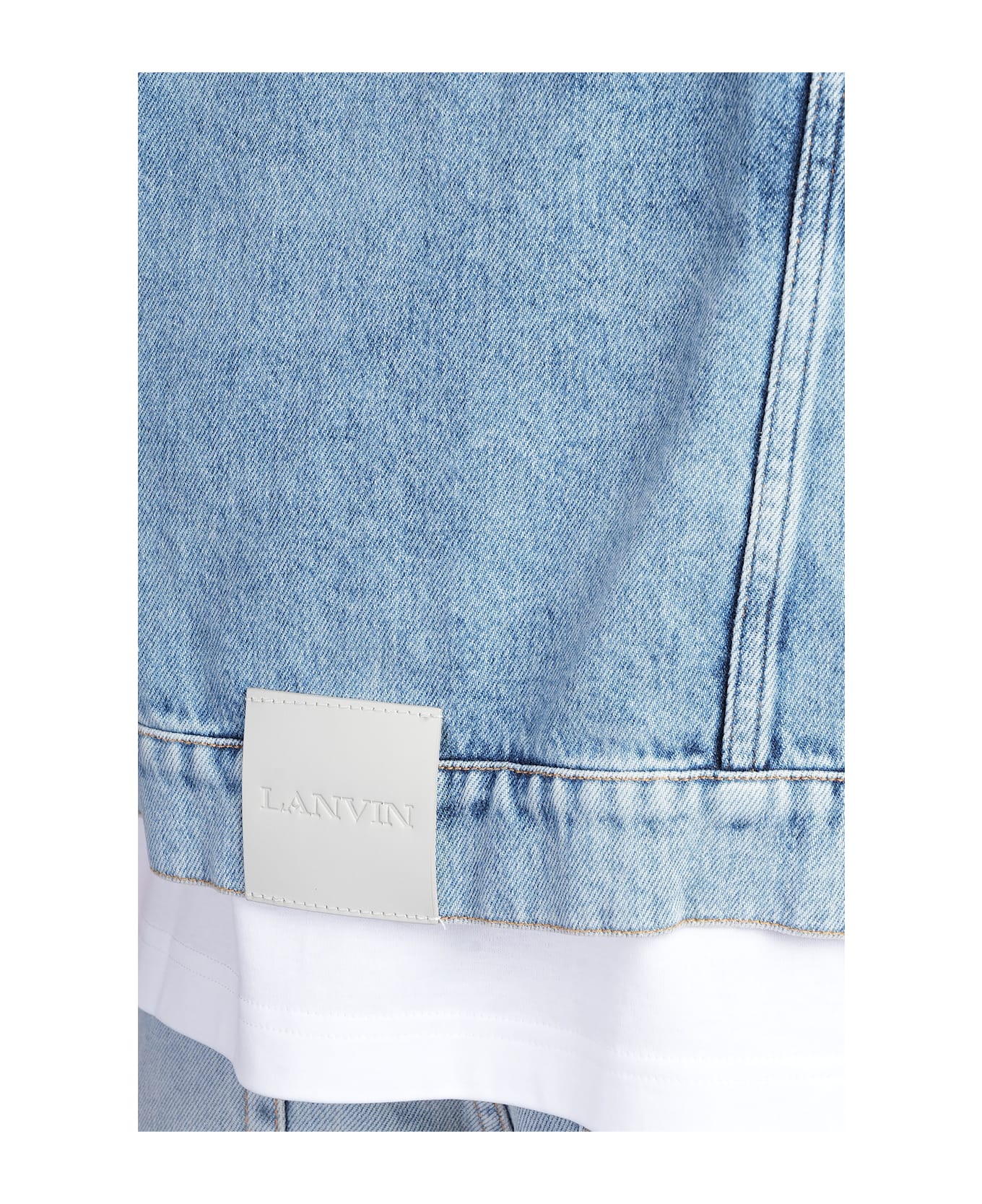 Lanvin Denim Jackets In Blue Denim - blue