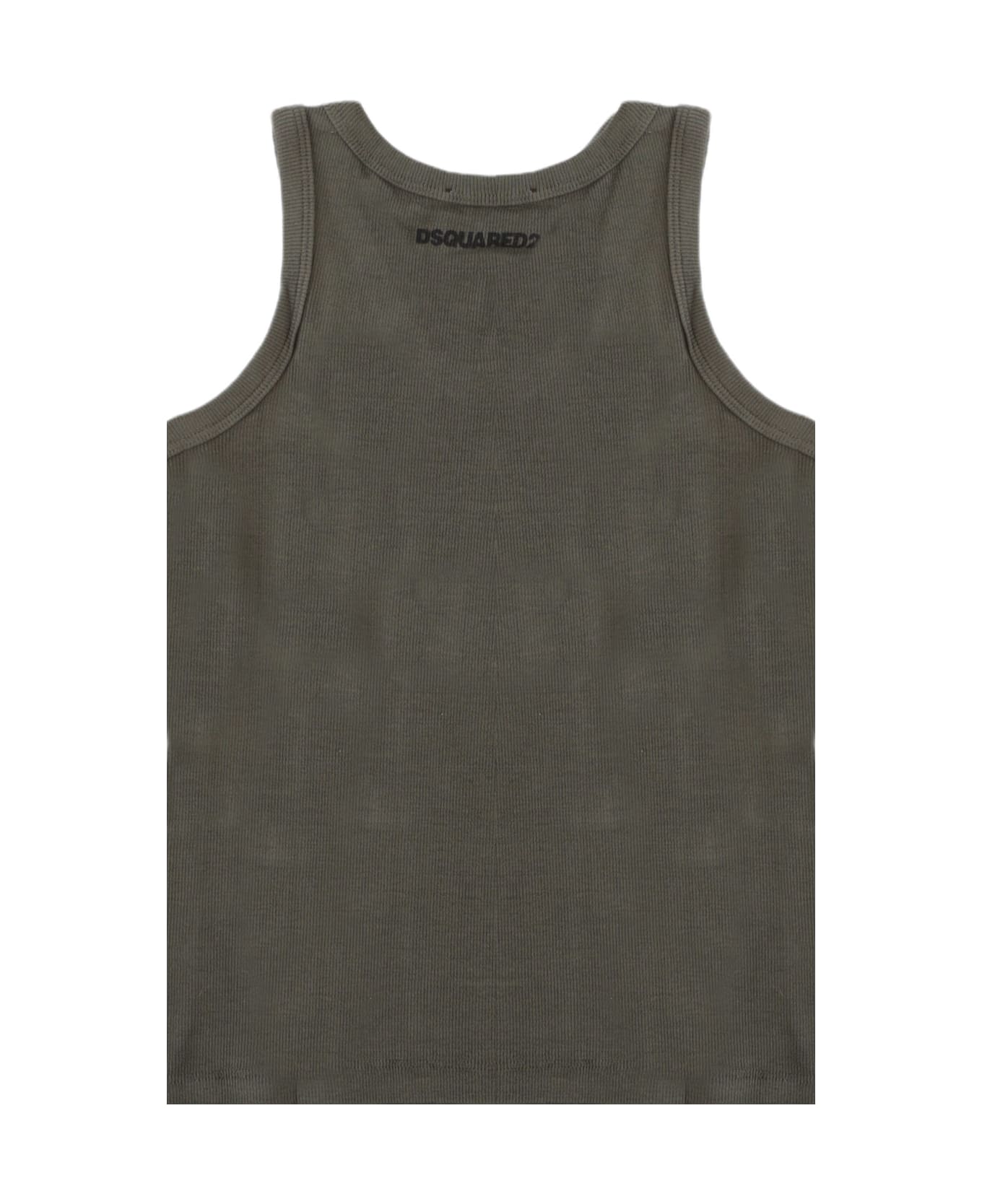 Dsquared2 Cotton Tank Top - Green