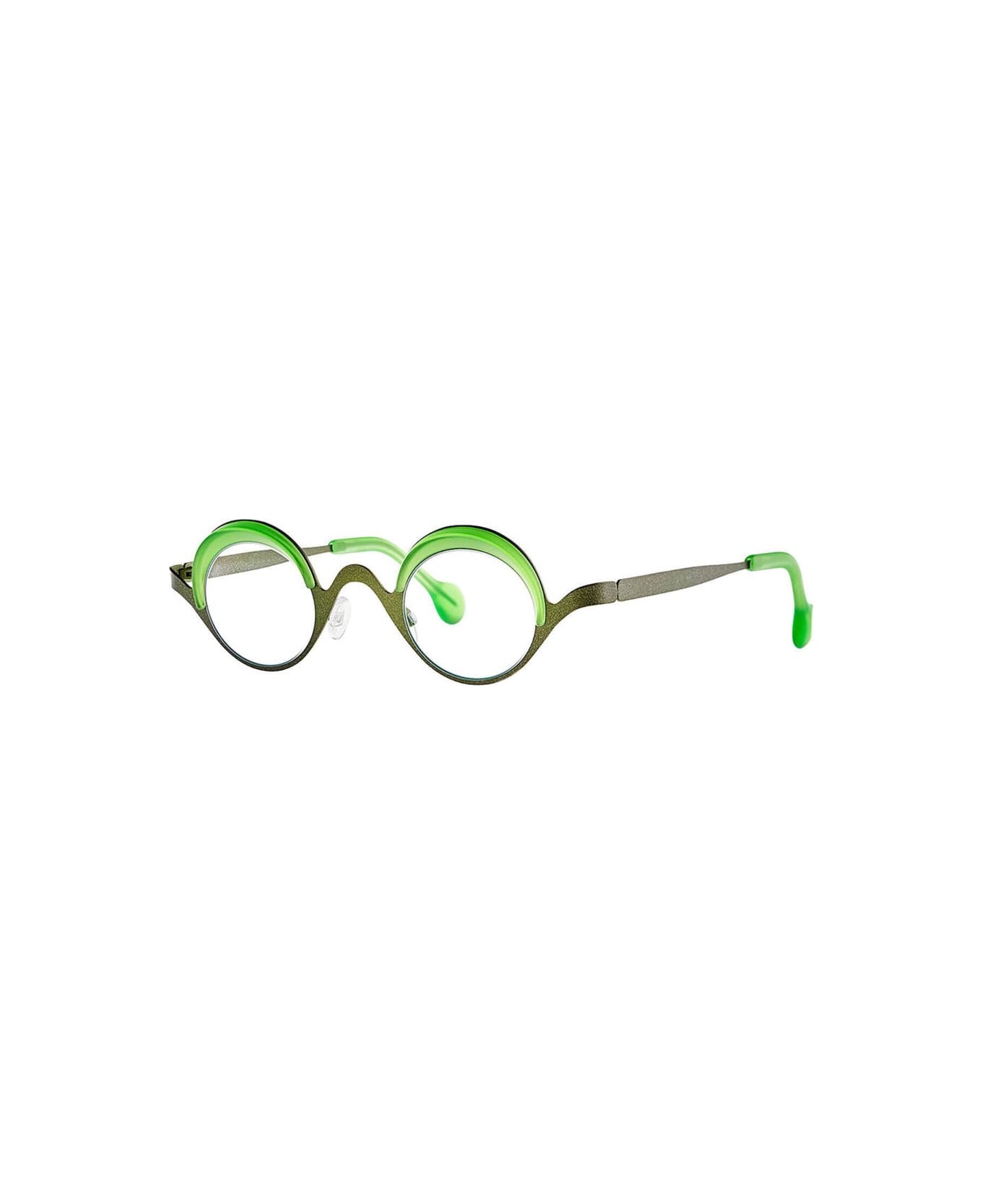 Theo Eyewear Calli 7184 Glasses - Olive/Green アイウェア