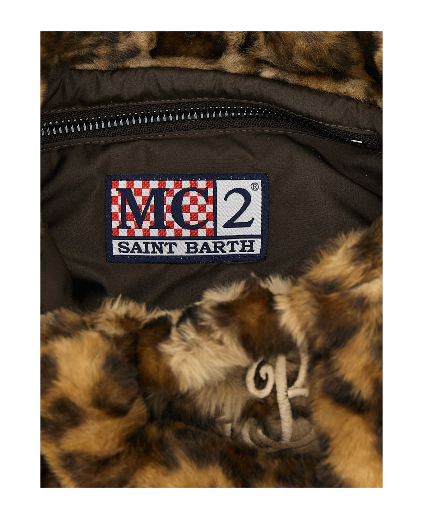 MC2 Saint Barth 
vanity Soft Fur
 Mini Handbag - Brown