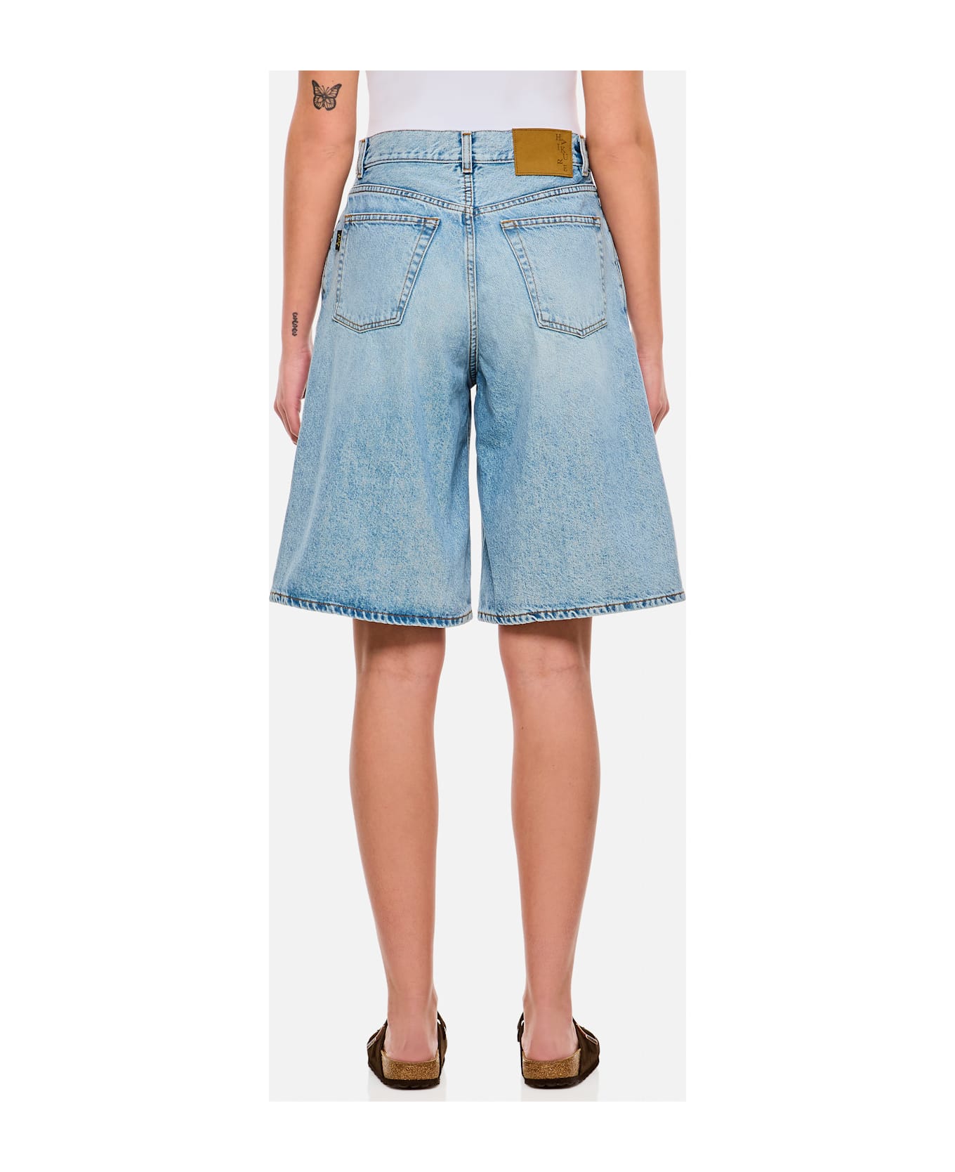 Haikure Becky Denim Shorts - Blu
