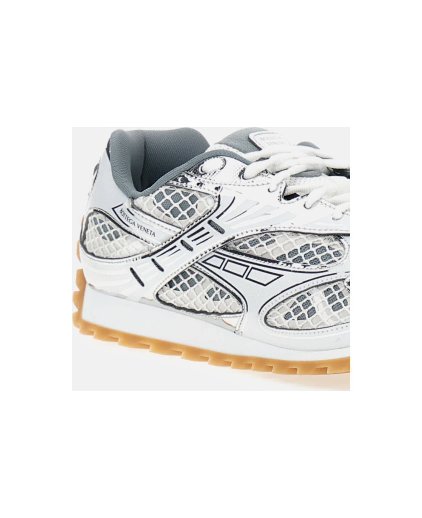 Bottega Veneta Orbit Sneakers - Silver
