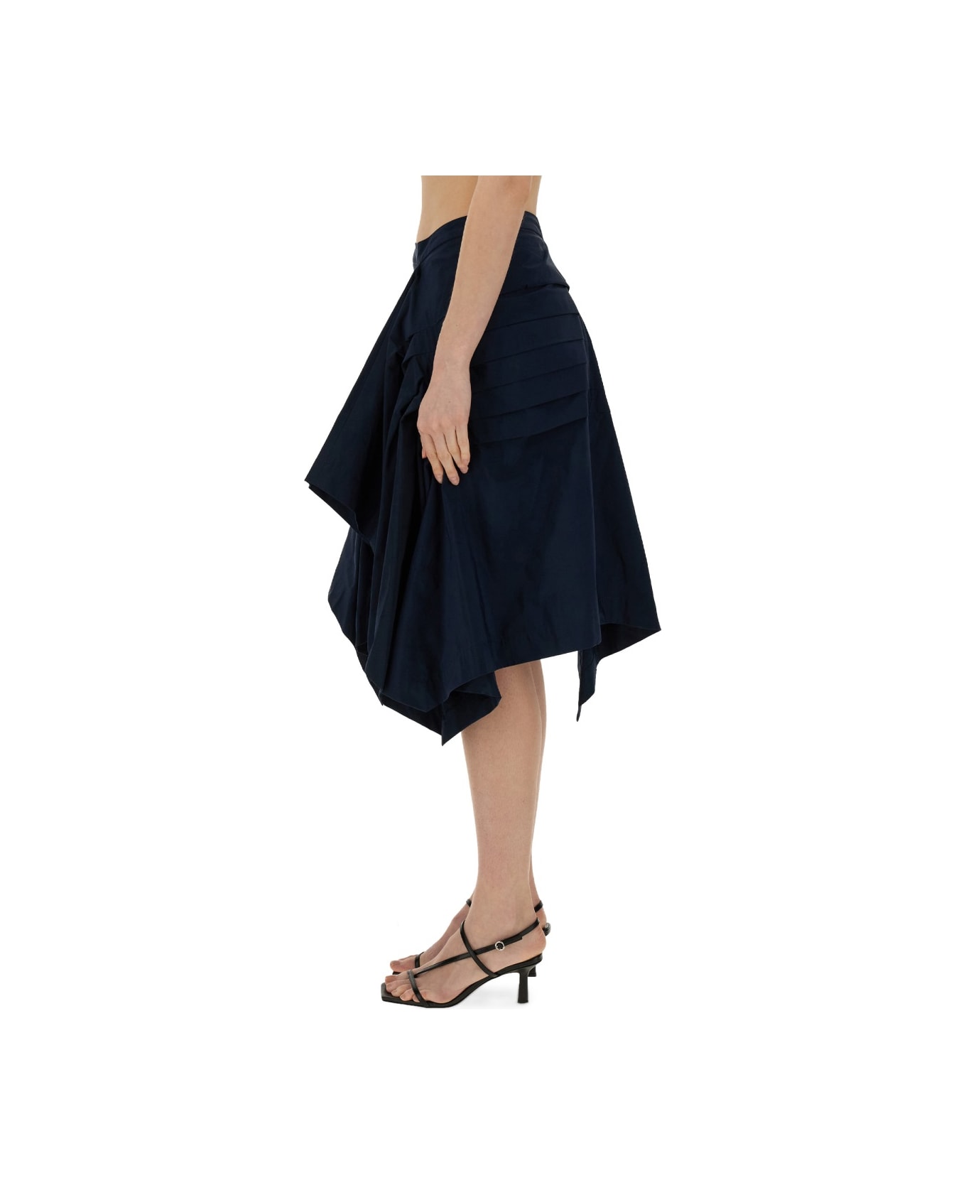 Dries Van Noten Deconstructed Skirt - BLUE