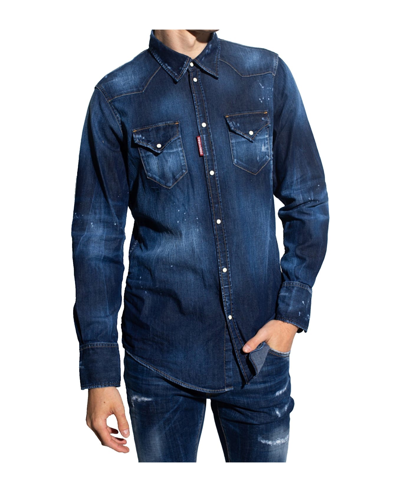 Dsquared2 Denim Shirt - Blue
