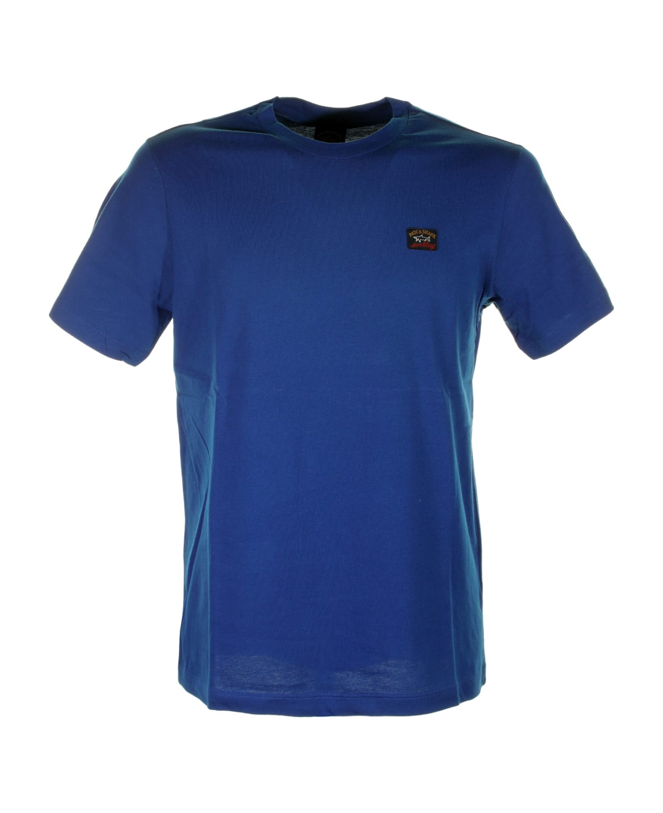 Paul&Shark Blue T-shirt With Logo - Blu
