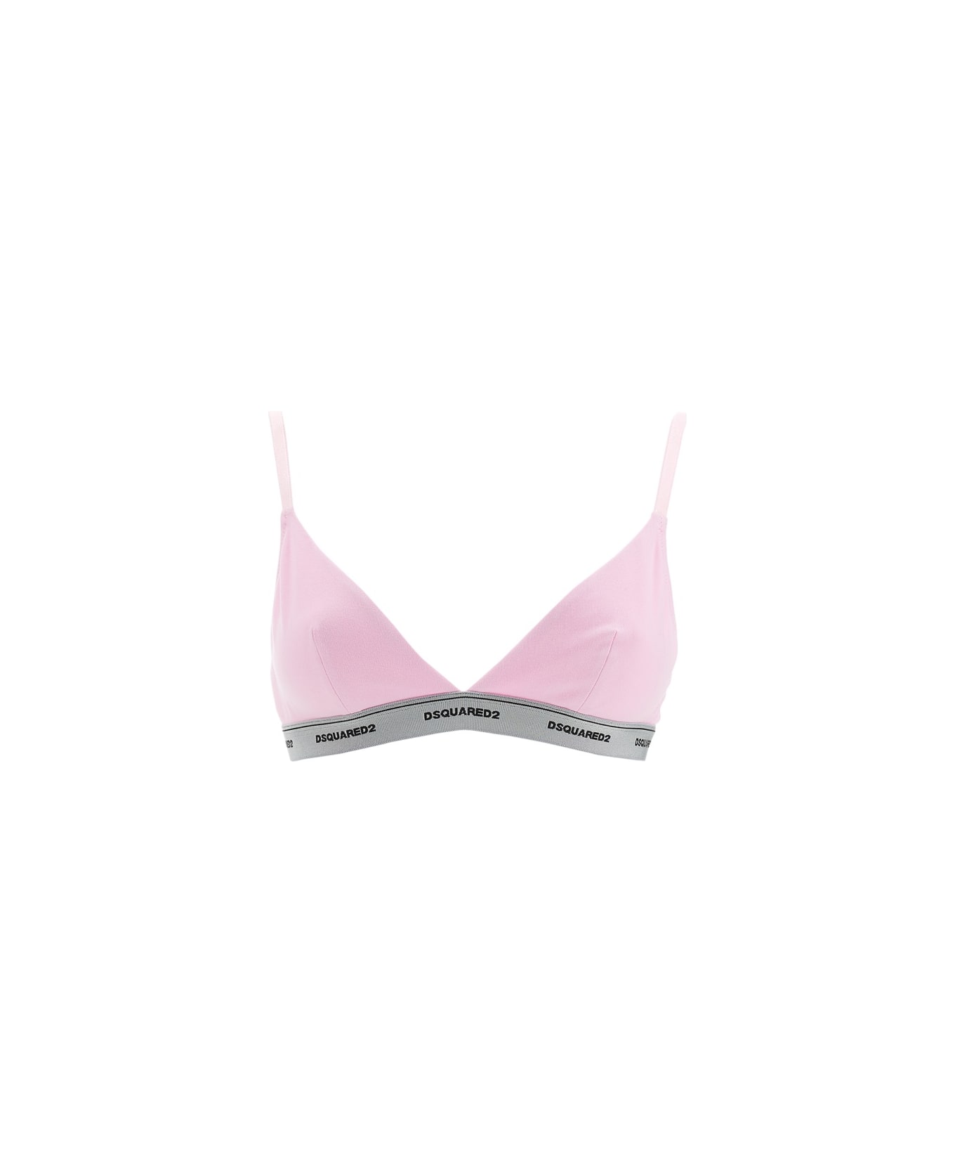 Dsquared2 Bralette With Logo - PINK