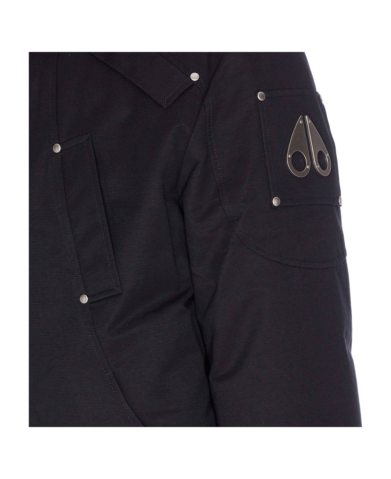 Moose Knuckles Original Ballistic Bomber - Black