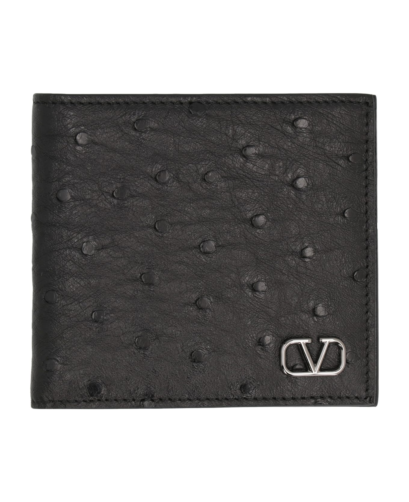 Valentino Garavani - Leather Wallet - black