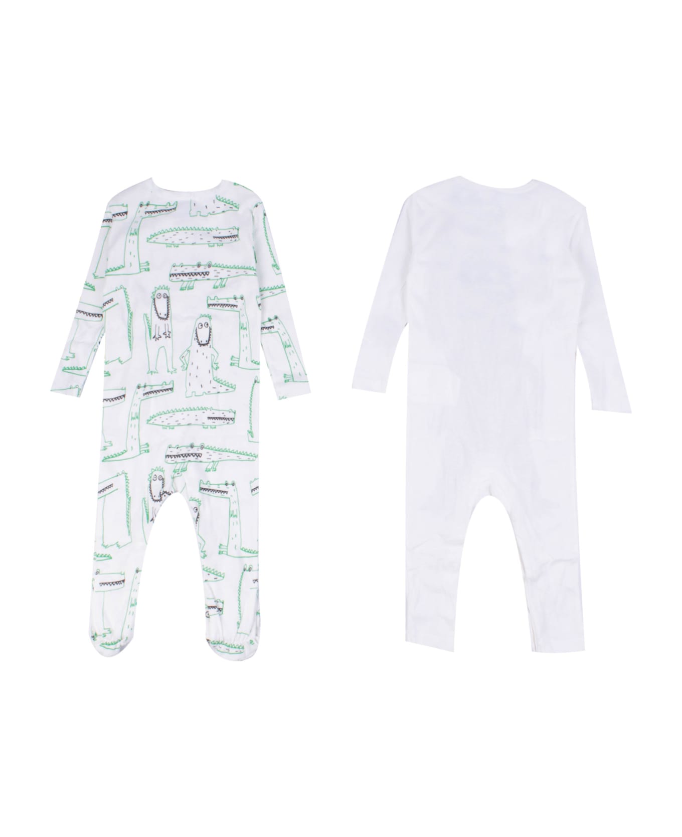 Stella McCartney Kids Set Of Two Cotton Rompers - White