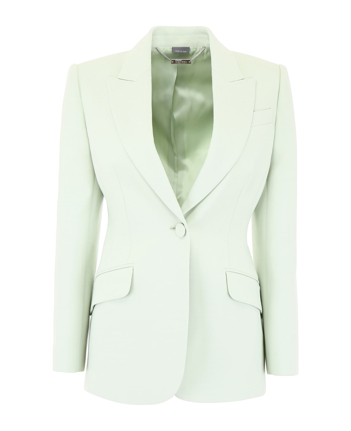 Alexander McQueen Single-breasted Jacket - MINT (Green)