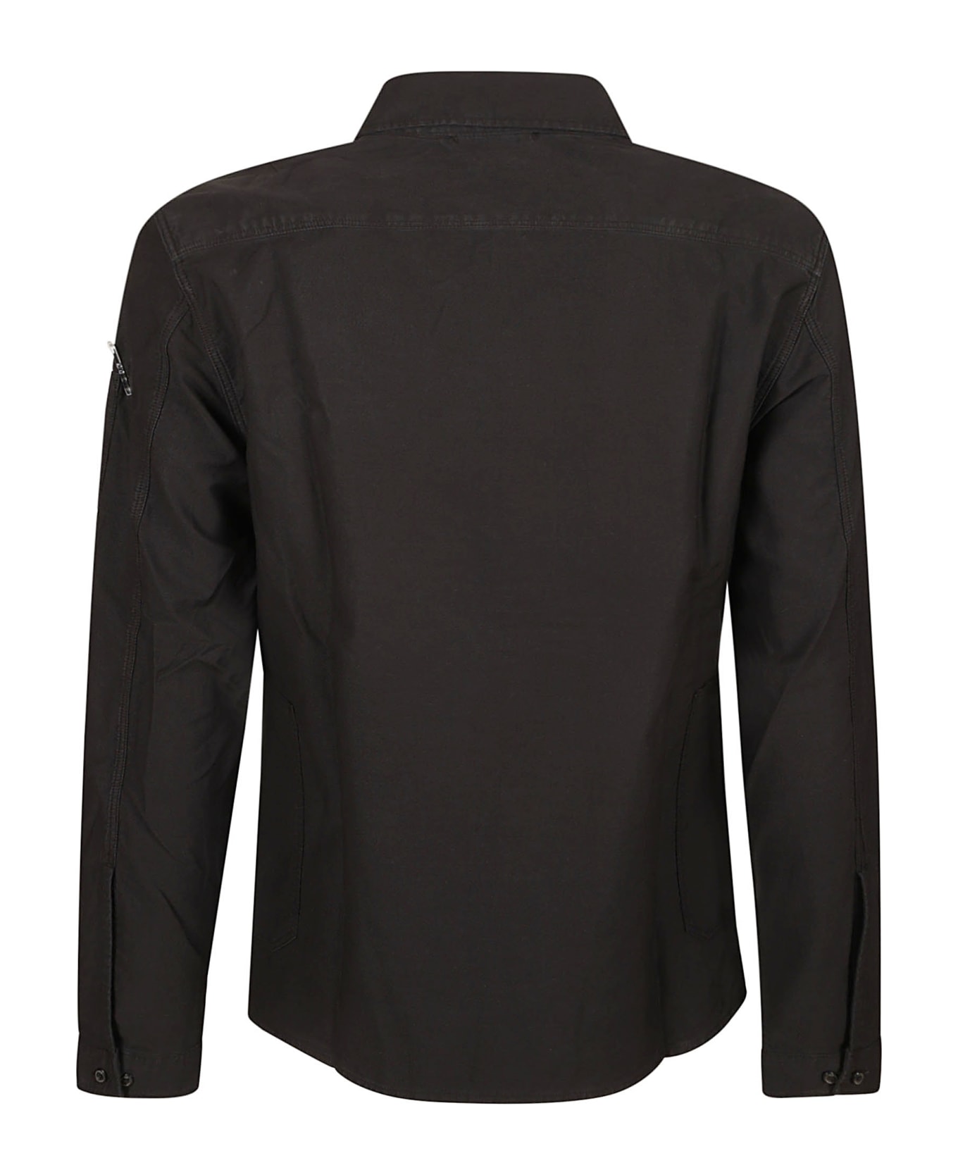 C.P. Company Ottoman Long-sleeved Shirt - Black