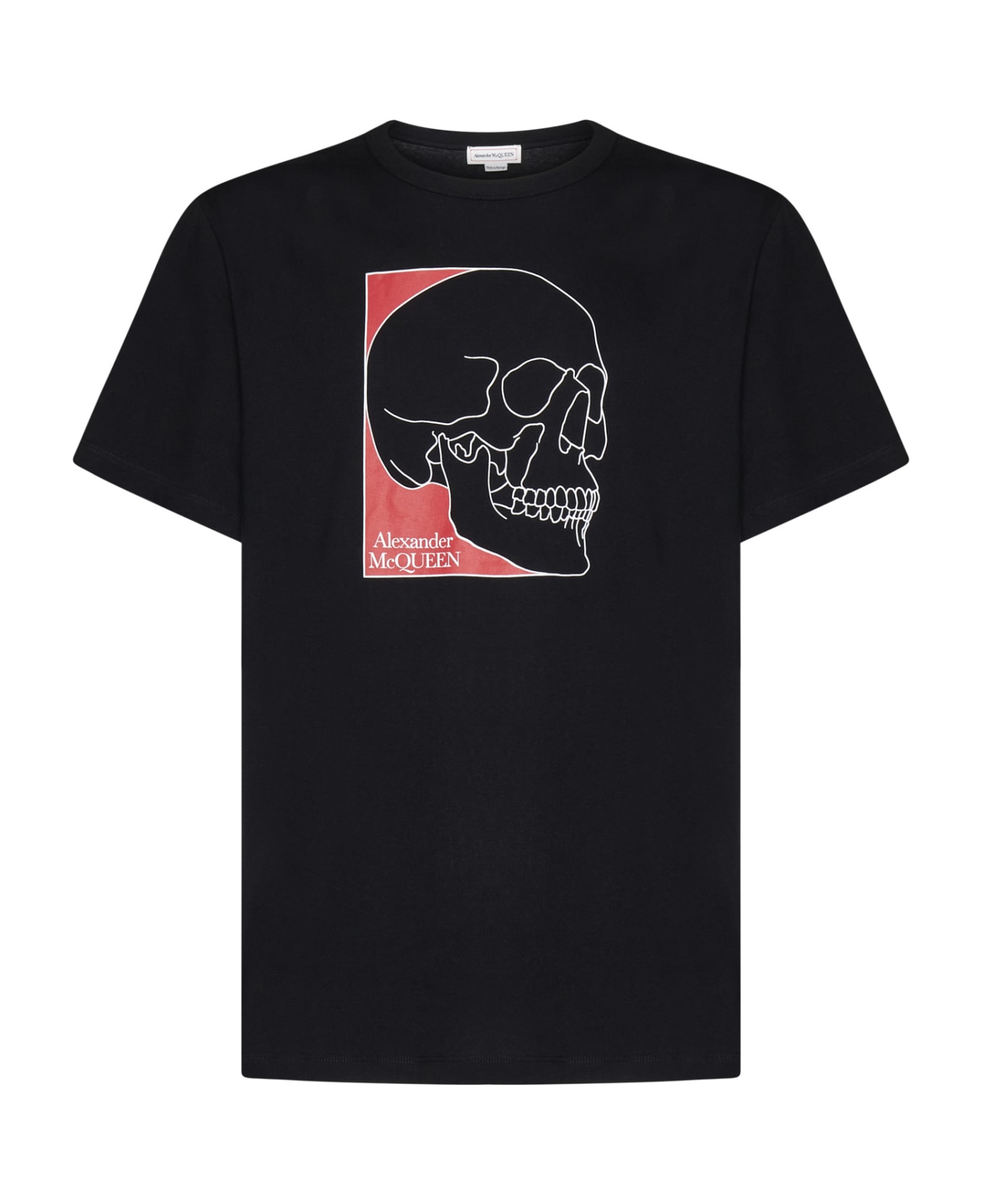 Alexander McQueen Skull Print T-shirt - Black