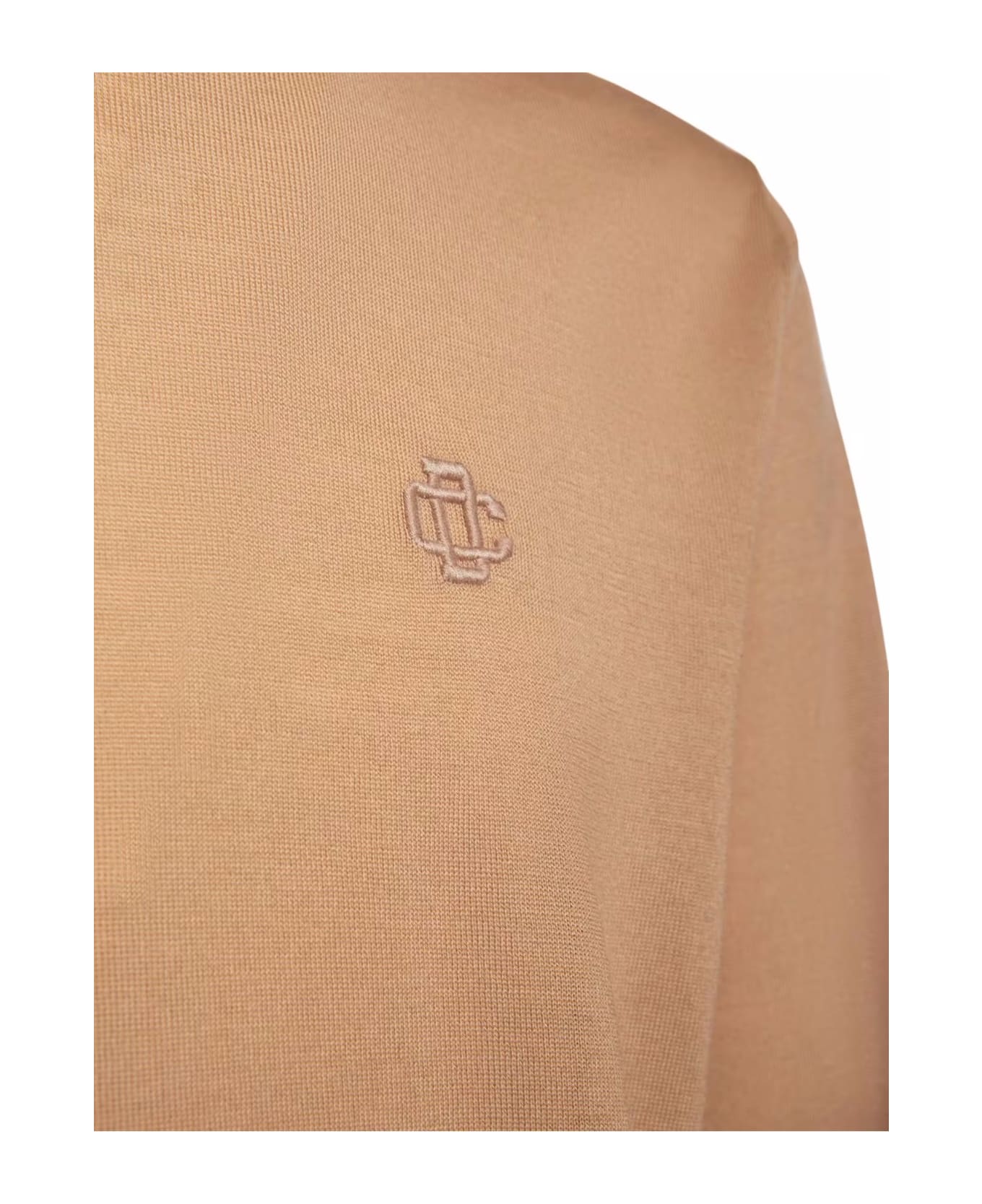Dsquared2 Virgin Wool Sweater - Beige
