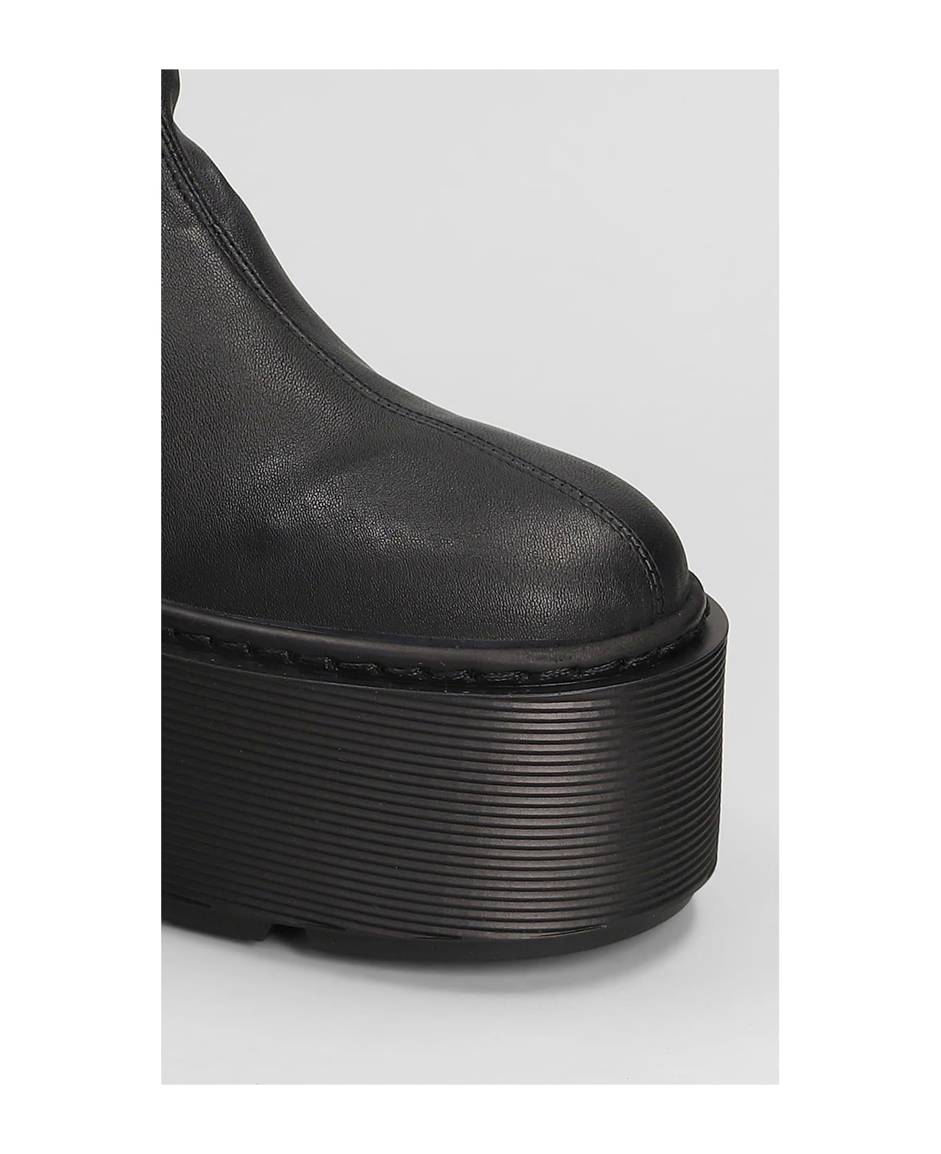Vic Matié Fiction 101 High Heels Ankle Boots In Black Leather - black