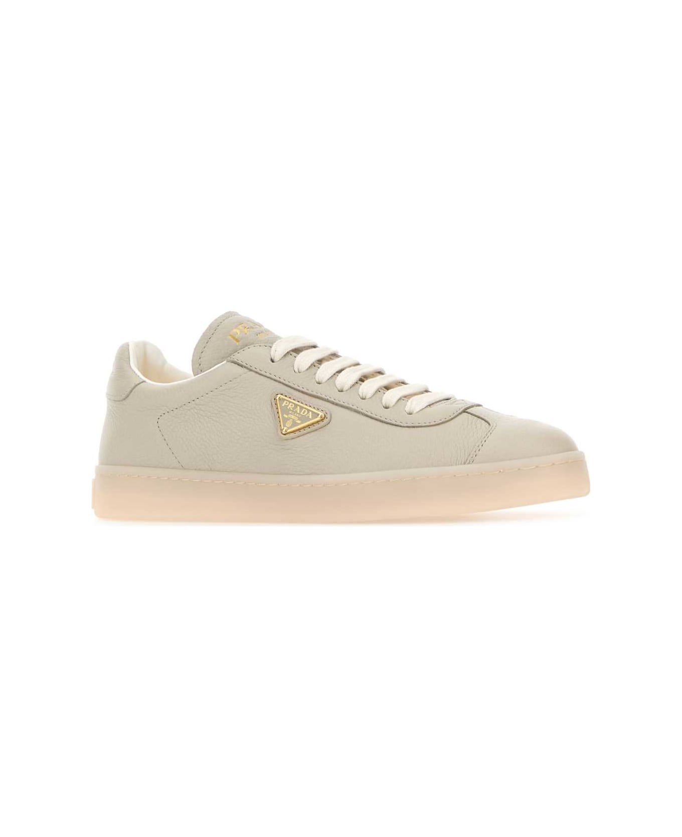 Prada Sand Leather Downtown Sneakers - POMICE スニーカー